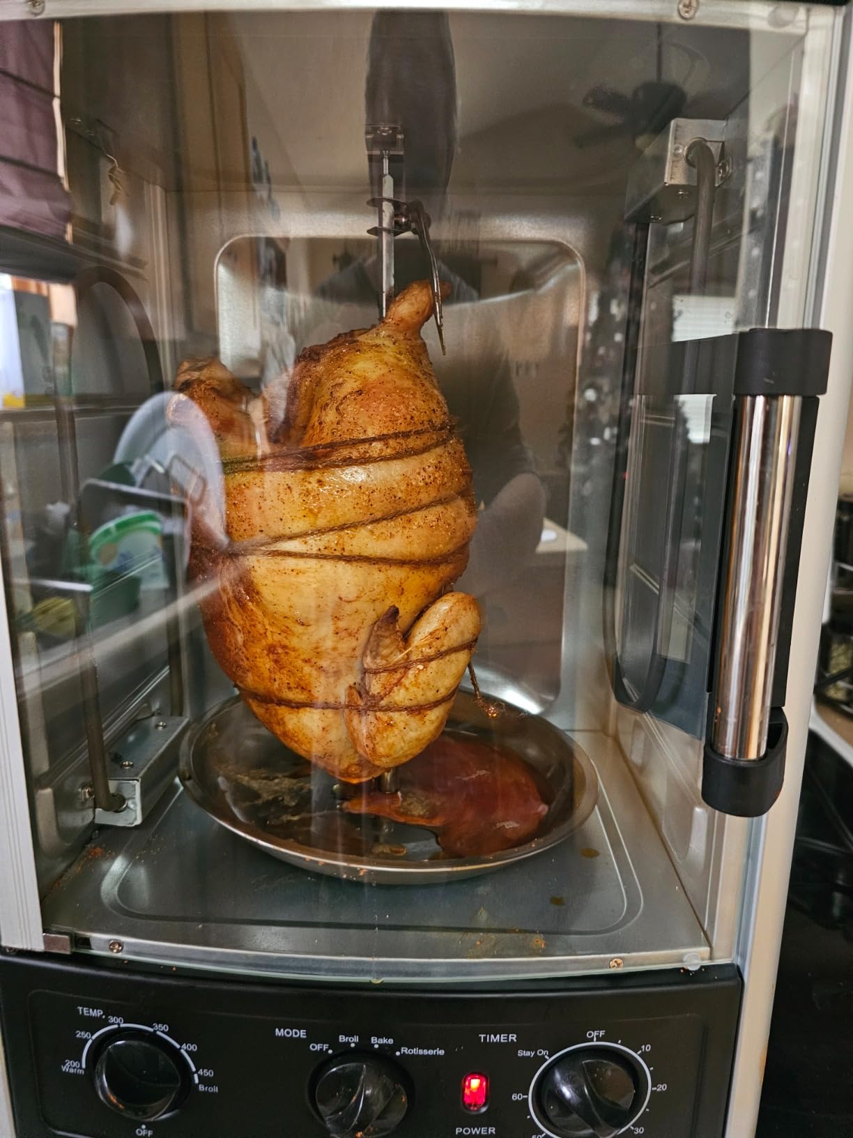 NutriChef Vertical Countertop Oven with Rotisserie, Bake, Broil, & Kebab Rack Functions customer photo 2