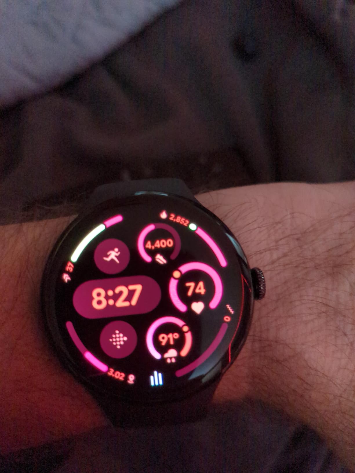 Pixel Watch 3 (45mm) 2024 Model - Android Smartwatch, Heart Rate Tracking, Fitbit Advanced Running, Fitness Insights, 24-Hour Battery - Matte Hazel Aluminum Case - Hazel Band - LTE customer photo 1