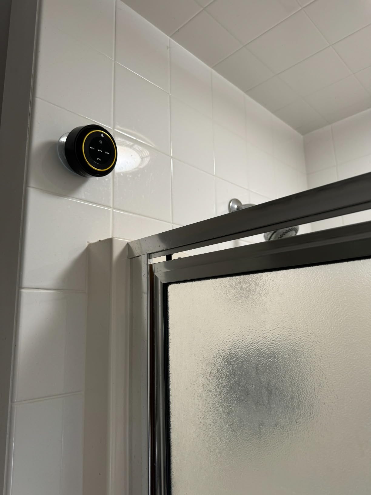 XLEADER Pro Shower Speaker (Upgraded) Certified IPX7 Waterproof Bluetooth Speaker, 8W Crystal Sound&Rich Bass, 15H Playtime, with Suction Cup, Silicone Lanyard, Ideal Gifts, SoundAngel Mate(2 Gen) customer photo 1
