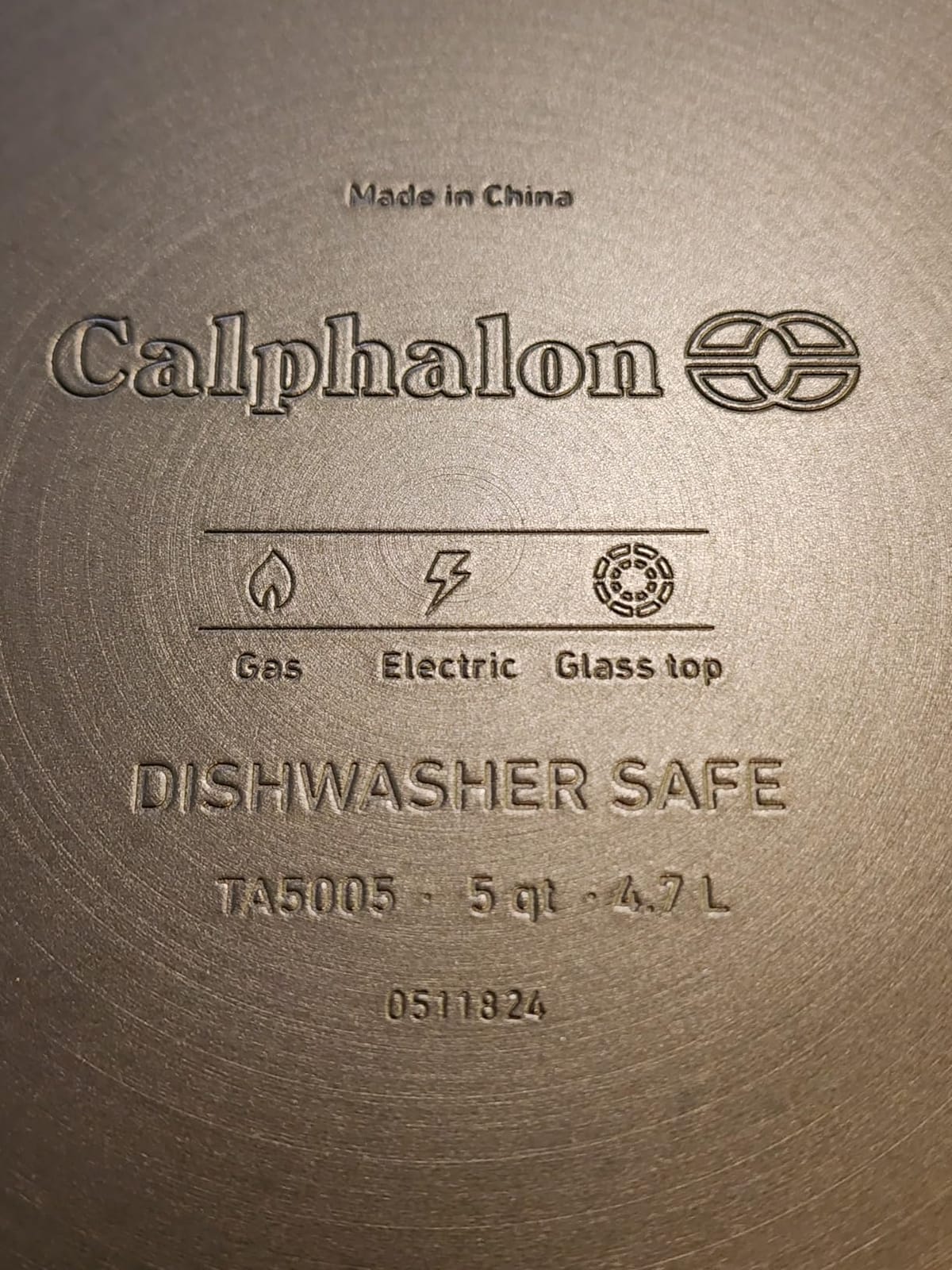Calphalon Hard-Anodized Nonstick 5-Qt. Sauté Pan with Lid customer photo 2