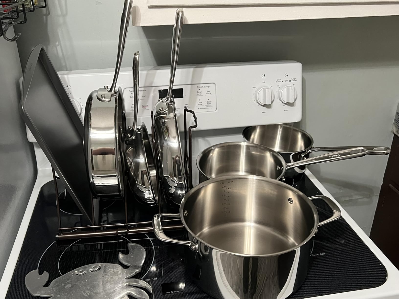 T-fal Pro Tri-Ply Stainless Steel 10-Piece Induction Cookware Set | NSF-certified, oven safe to 500F, all cooktops including induction customer photo 1