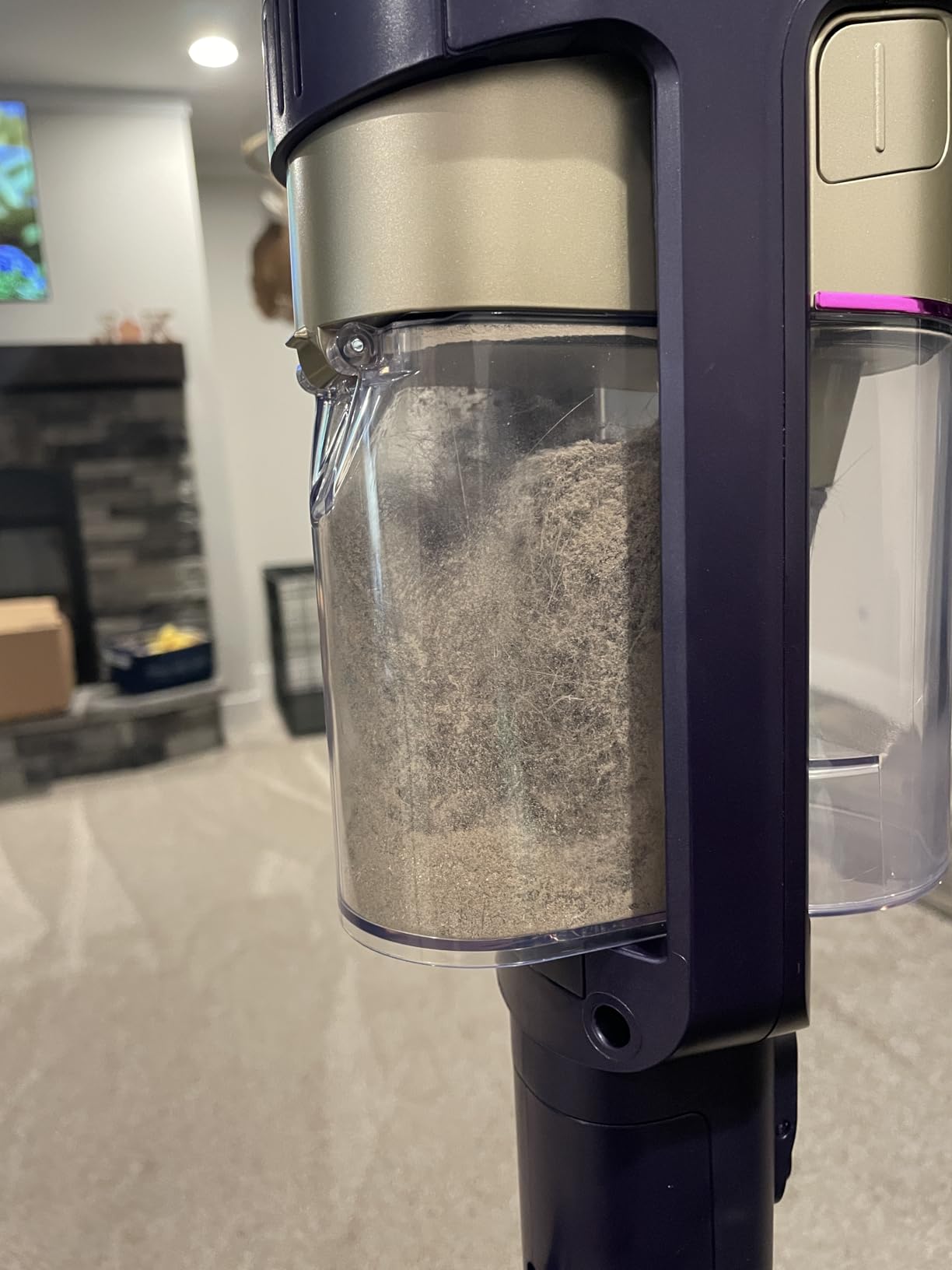 Shark PowerDetect Corded Stick Vacuum, Self-Cleaning, Eggplant, HZ4002 | DuoClean Detect Sensors, Floor and Direction Detect, HEPA Seal, Odor Neutralizer, Self-Standing, Pet Power Brush customer photo 2