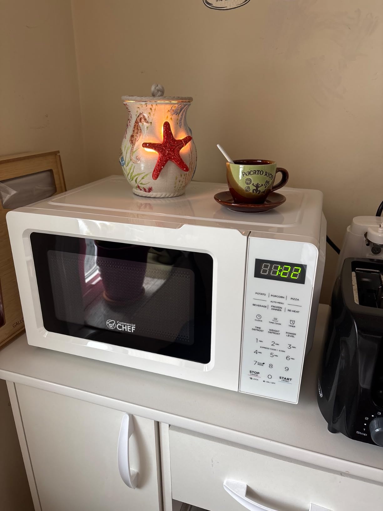 Commercial Chef 5-in-1 Countertop Microwave Air Fryer Combo, 0.9 Cu. Ft. Capacity, Microwave Air Fryer Convection Oven Bake and Roast, 900W, 10 Power Levels customer photo 2