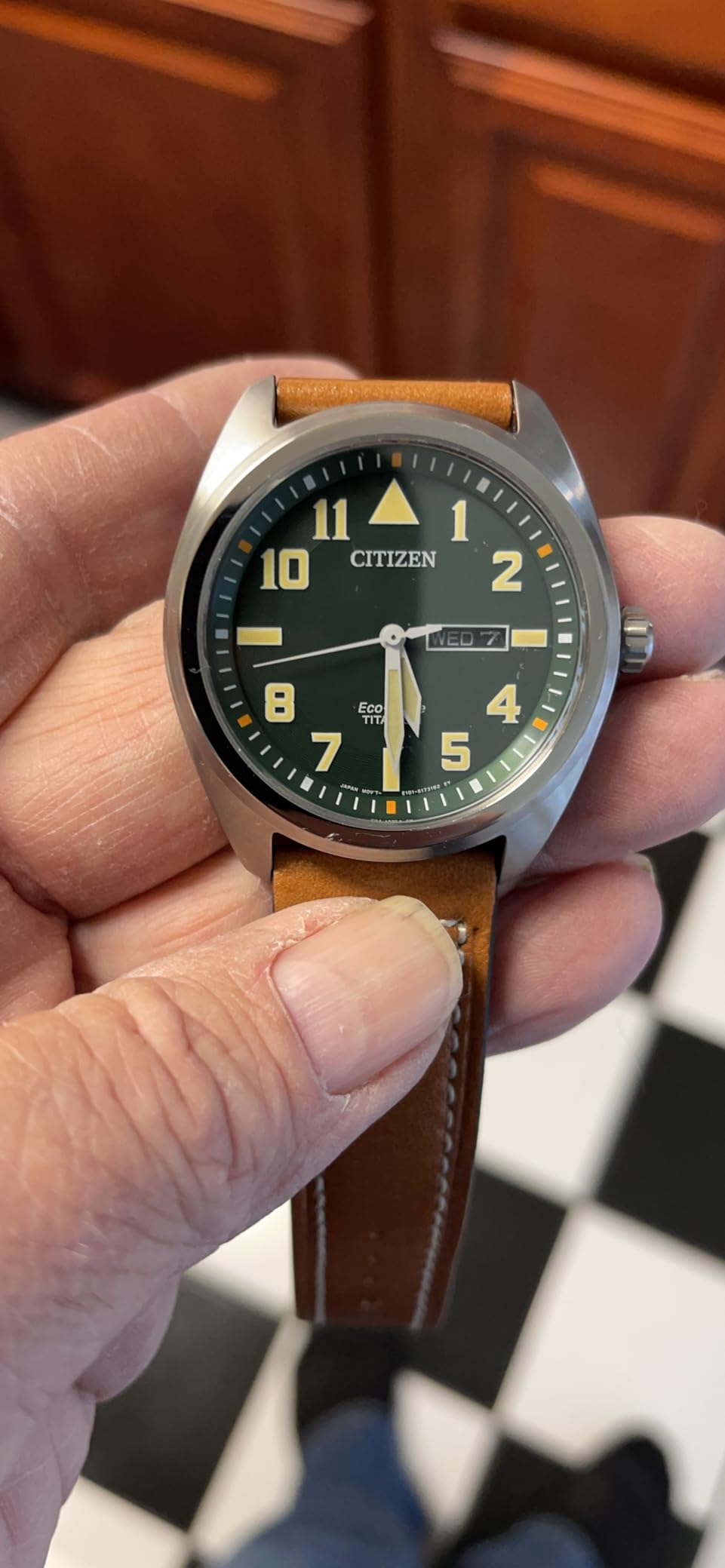 Citizen Men's Eco-Drive Weekender Garrison Field Watch in Super Titanium customer photo 1