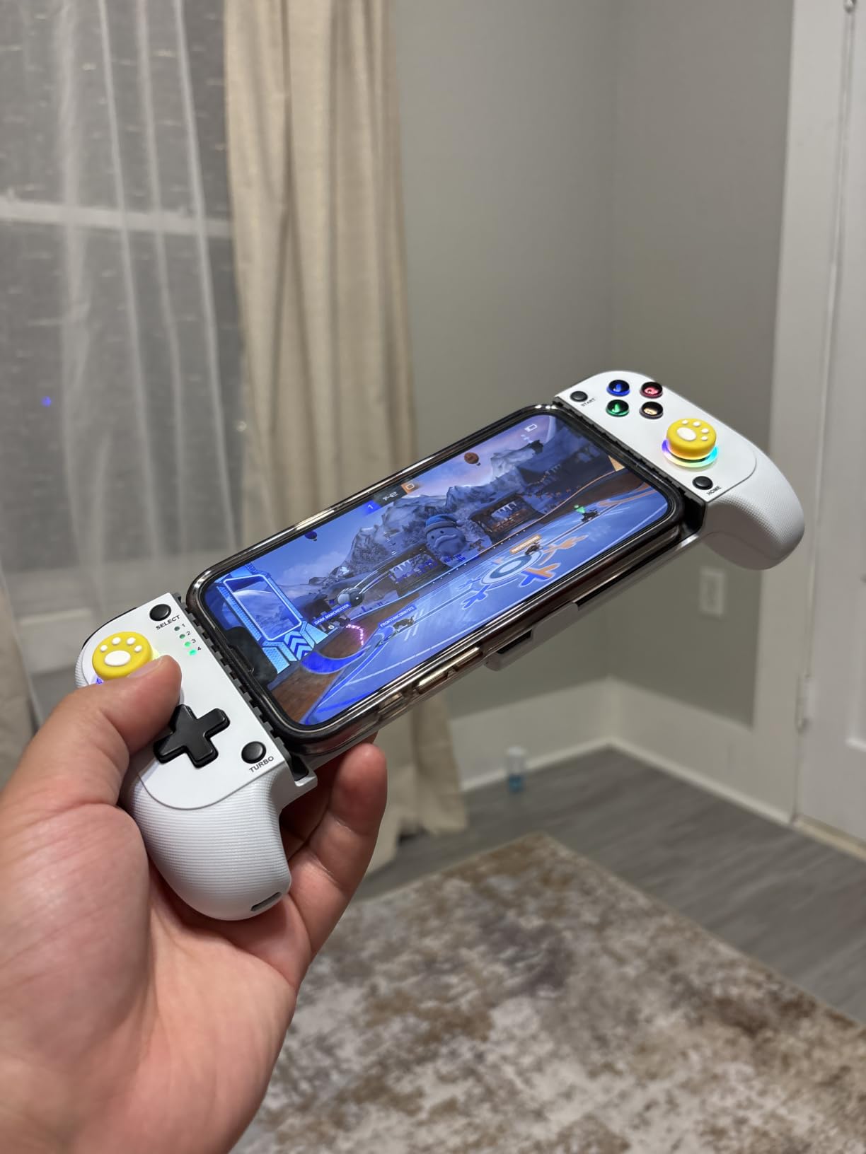 Mocagen MC1 Phone Controller for iPhone & Android - Ergonomic Grip, Low Latency, Case Friendly, Bluetooth Mobile Controller with Hall Effect Joysticks, Turbo, Portable Travel Companion customer photo 2