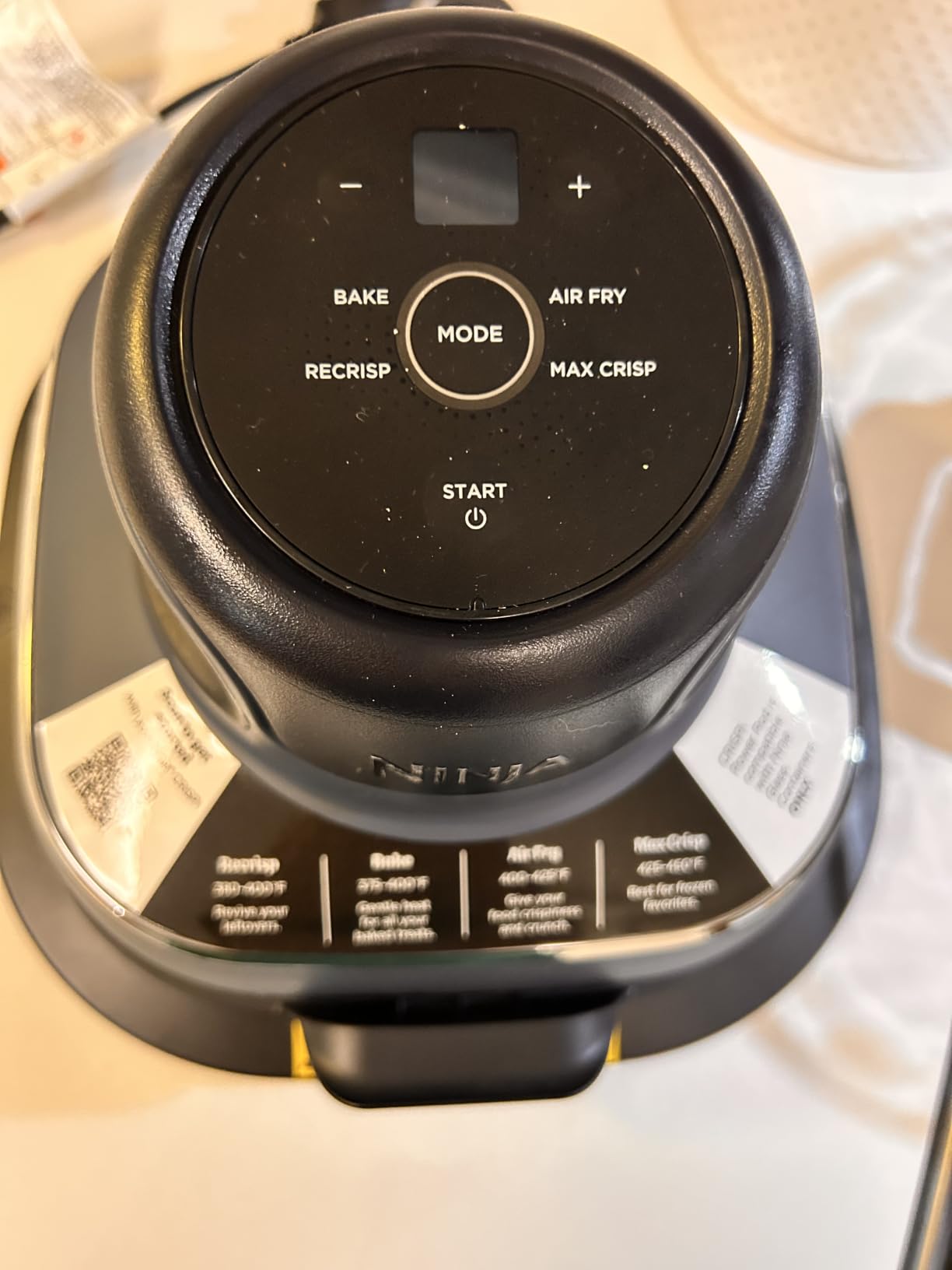 Ninja Crispi Glass Air Fryer, 4-in-1, Grey, FN101GY | Max crisp, bake, air fry, recrisp, 450F max, 4 Qt and 6 Cup containers, PFAS-free glass customer photo 2