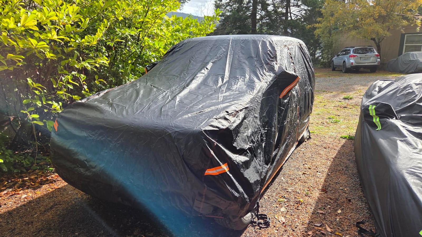 6 Layer Heavy Duty Car Cover Waterproof All Weather Protection with Cotton Liner, Full Exterior Outdoor Cover for Sun Rain Snow UV Protection, Fits Sedan 186-193 inchs customer photo 1