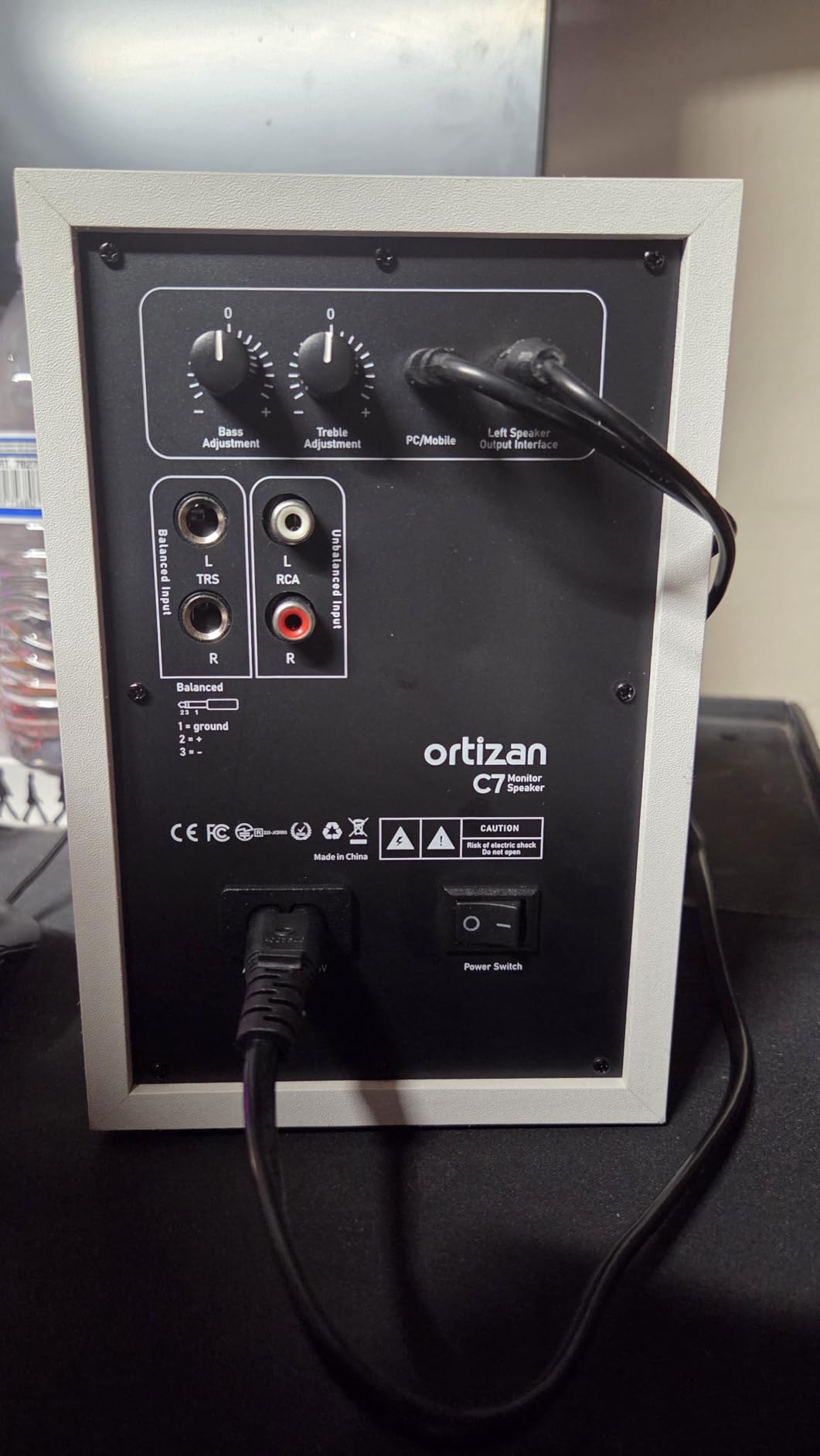 Ortizan C7 Powered Studio Monitors Pair with Bluetooth 5.3, Black | FOR HOME STUDIOS - Compact active monitors for music production, content creation, gaming and desktop audio customer photo 1