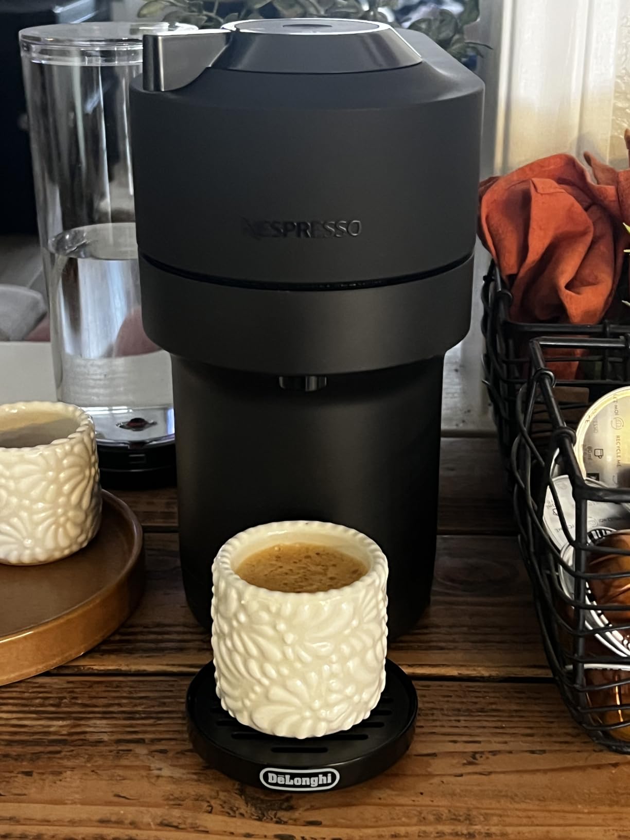 Nespresso Vertuo Pop+ Deluxe Coffee & Espresso Maker by De'Longhi, Black, 37 fl. oz. Side Tank, 30 Second Heat-Up, Auto Capsule Ejection customer photo 2