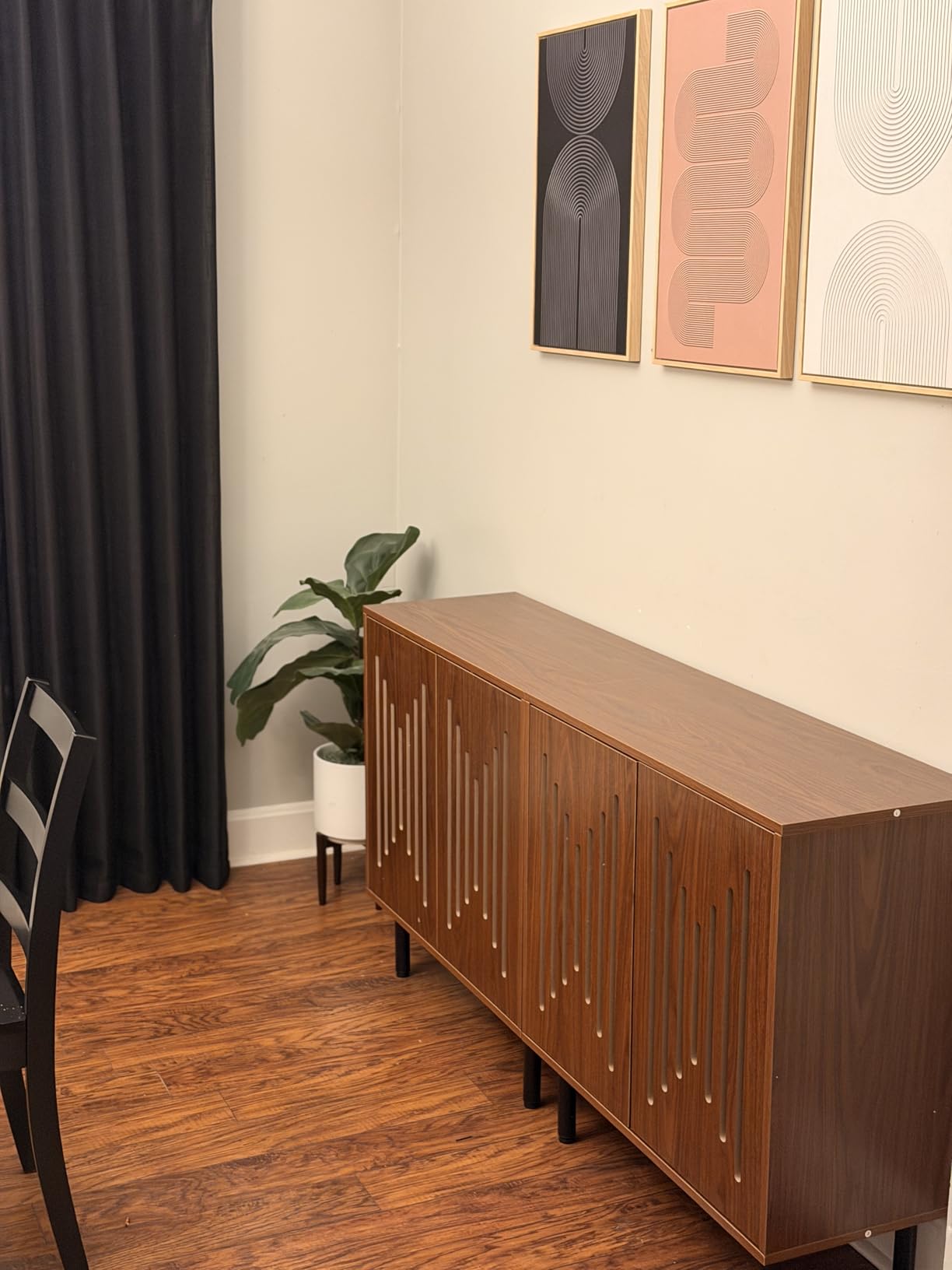 Tribesigns Set of 2 Sideboard Buffet with Storage, 59