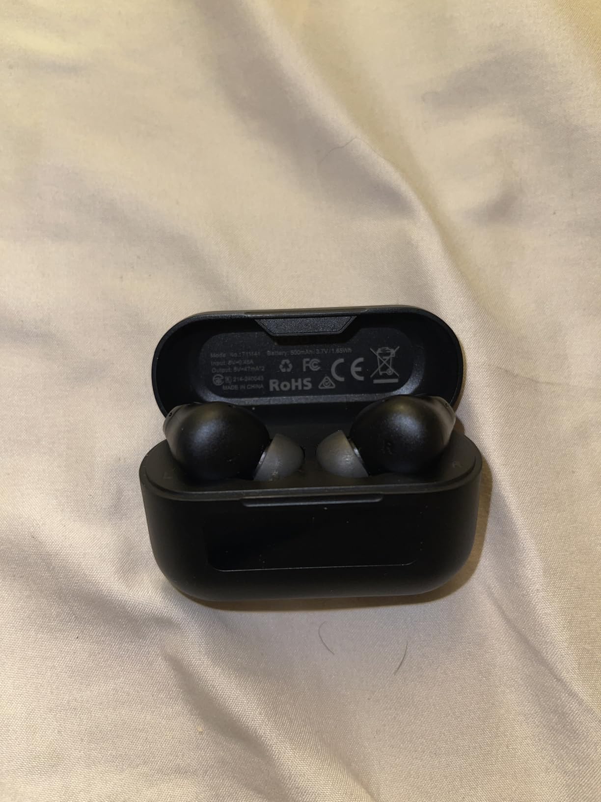 TOZO Hybrid Active Noise Cancelling in Ear Wireless Earbuds, 68H Playtime | 6 Mics AI Clear Calls, LED Display, 32 Preset EQs App, Bluetooth 5.3 Headphones, IPX8 Waterproof, Comfort Fit Ear Buds Black customer photo 1