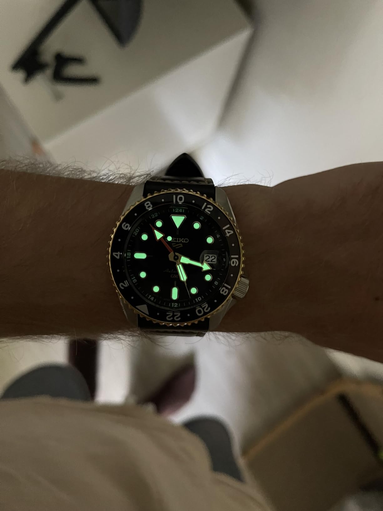 5 Sports SKX GMT Automatic Black Dial Men's Watch SSK036 customer photo 1