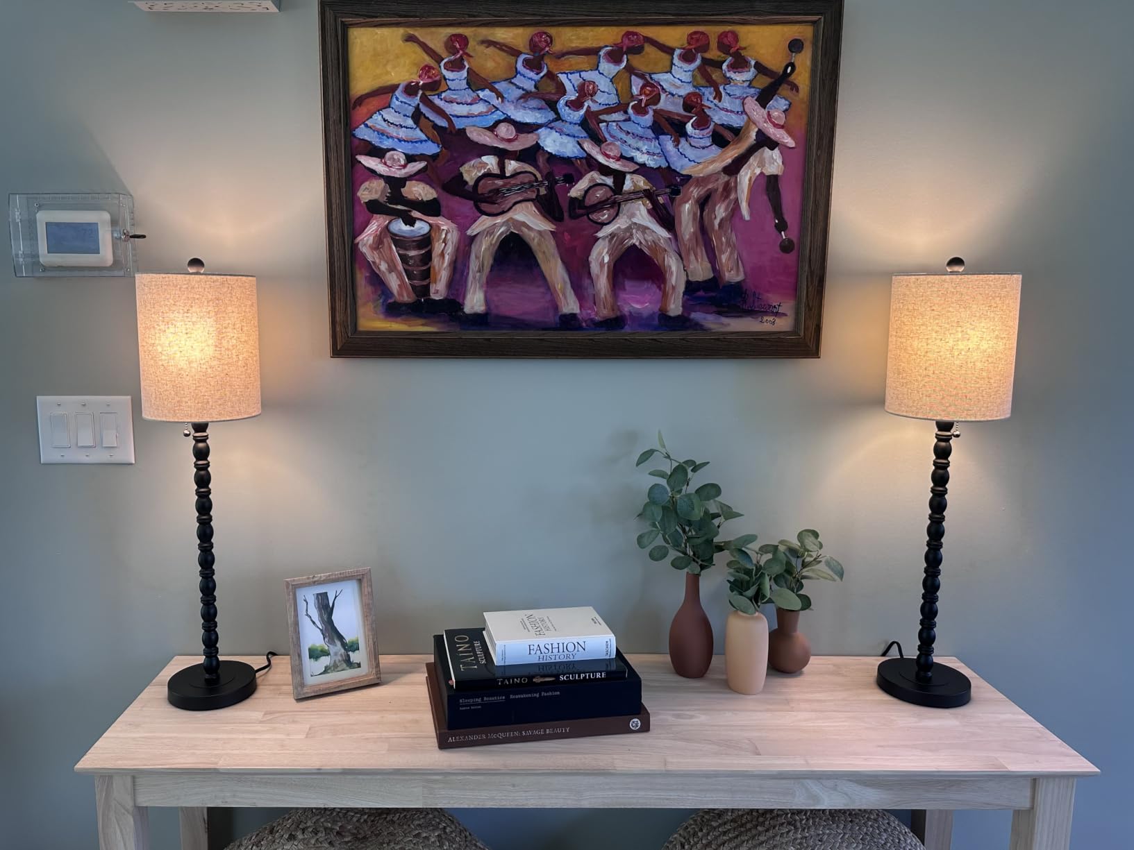 Buffet Lamps, Table Lamps Set of 2-30