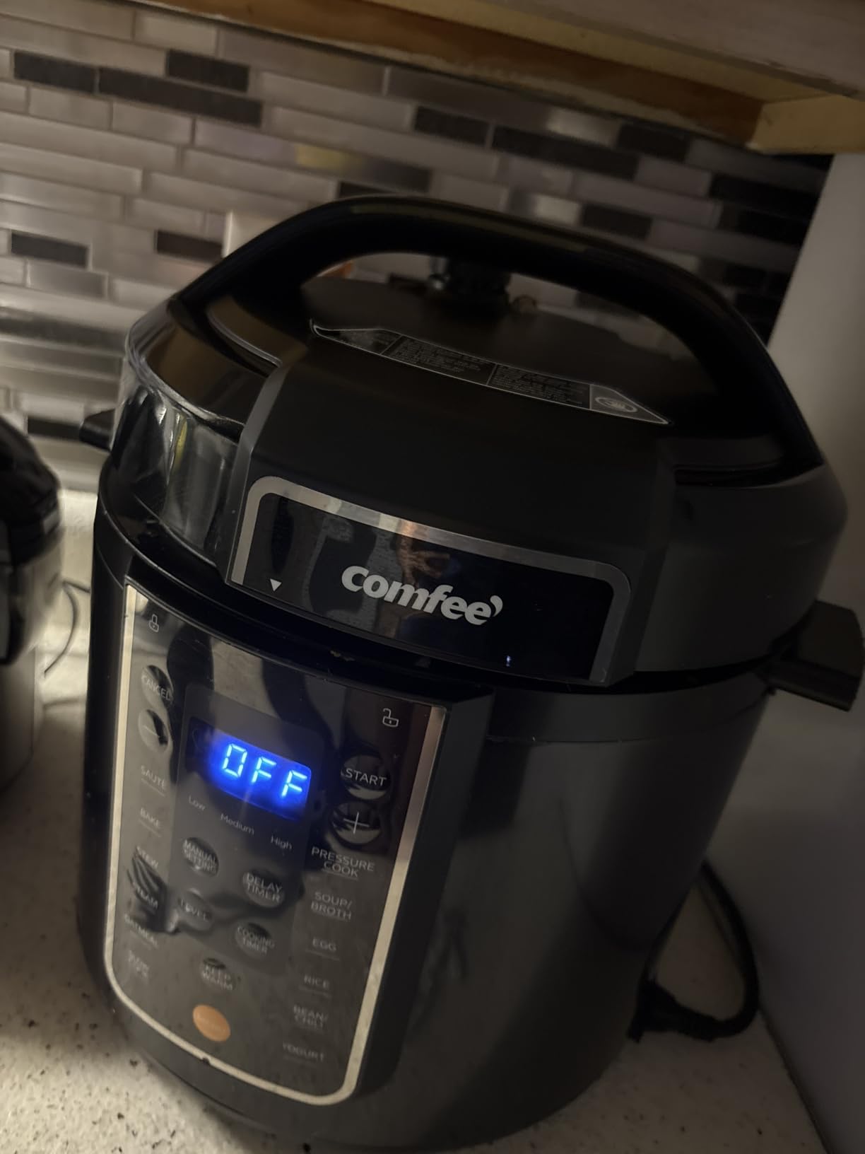 COMFEE' 12-in-1 Electric Pressure Cooker, 6 Quarts, Nonstick Pot | 6QT, 12 menus, 9 cookers in one, 24H timer, Ceramic inner pot, built in safety features customer photo 1
