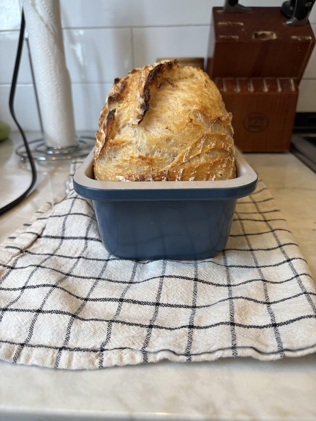 OXO Good Grips Non-Stick Pro Ceramic Coated Metal Bakeware 1Lb Loaf Pan - Storm Blue customer photo 2