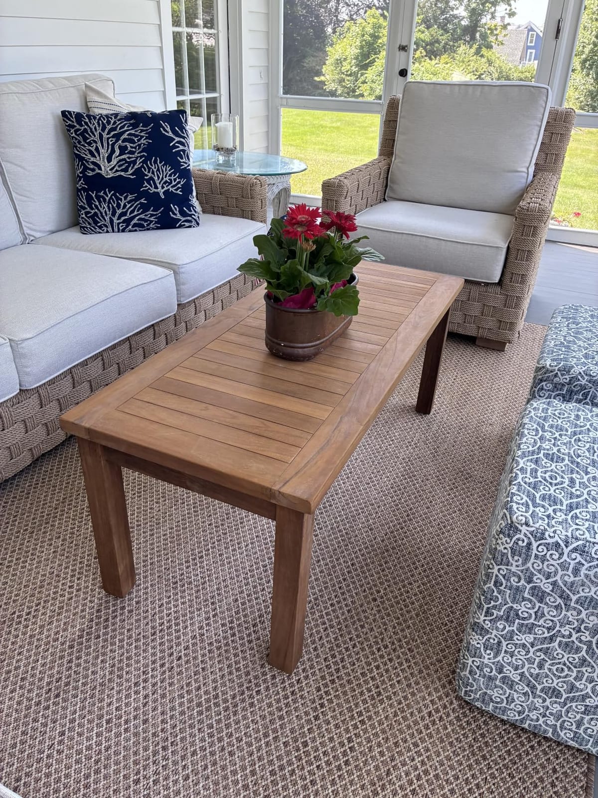 Nourison Home Courtyard Jute 9' x 12' Area Rug - Easy Clean, Non Shedding, Bed Room, Living Room, Dining Room, Kitchen (9' x 12') customer photo 1
