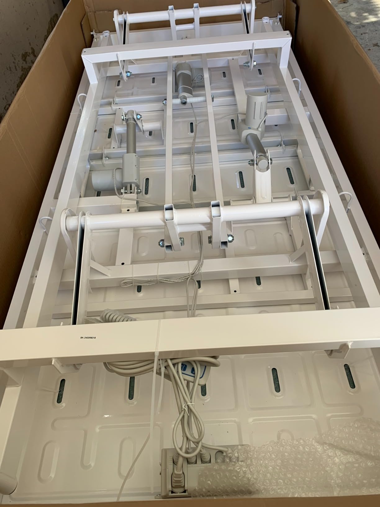 Real Relax Premium 3 Function Hospital Bed with Central Locking Casters | Full Electric Hospital Bed with 4