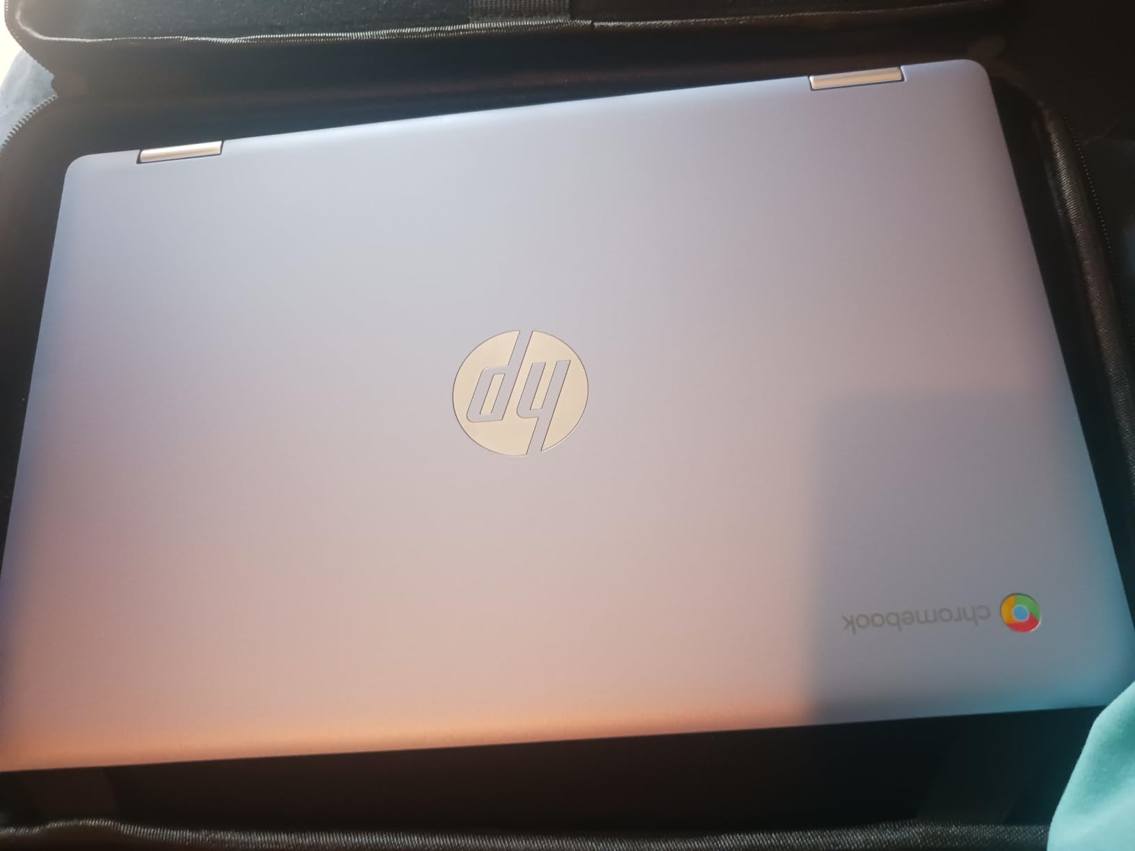 HP Chromebook x360 14 inch FHD IPS Touch 2-in-1 Laptop, Intel Processor N100, 4GB RAM, 64GB eMMC, Chrome OS, Sky Blue customer photo 2