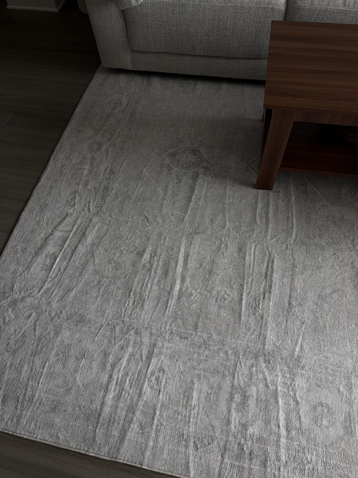 Srugn Washable Rugs 8x10 Area Rugs for Living Room,Ultra Soft Faux Wool Retro Rugs for Bedroom,Dining Room,Non Slip&Non-Shedding Low Pile Vintage Print Rug Indoor Large Carpets for Home Office Decor customer photo 1