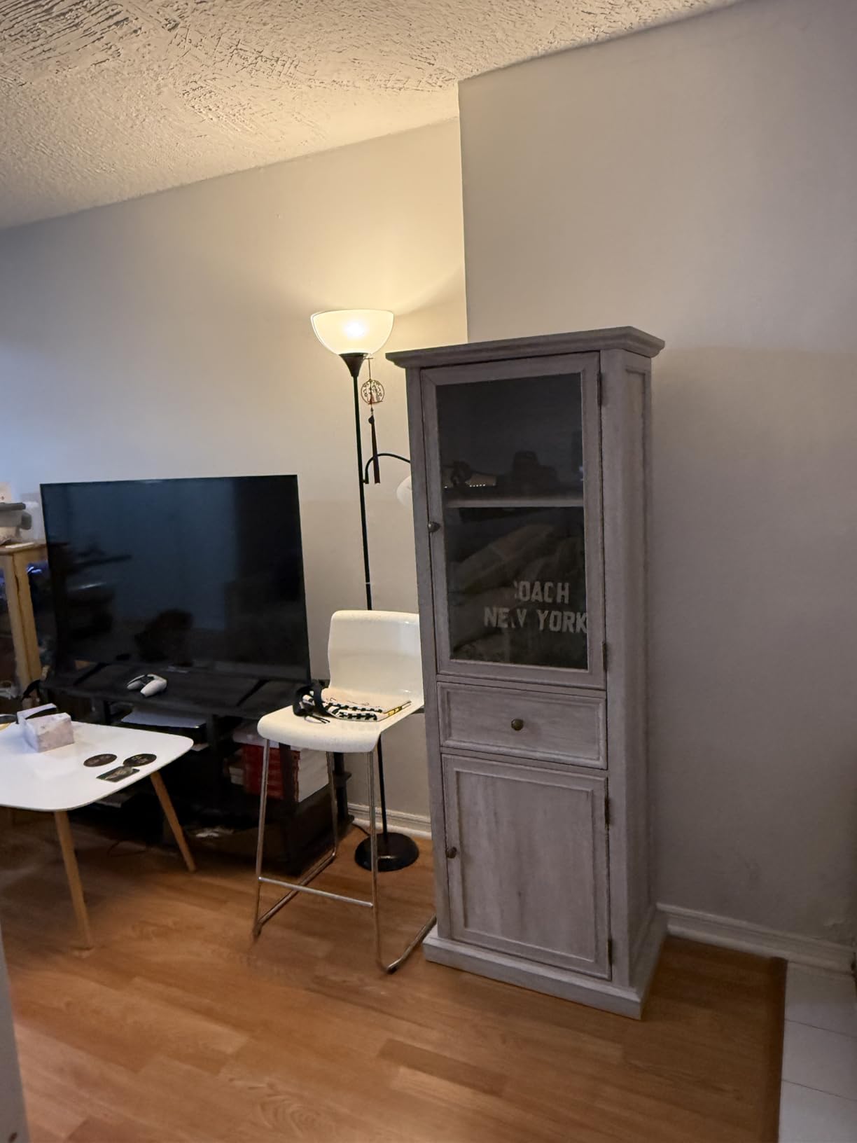 Tall Bookcase with Glass Doors, 63