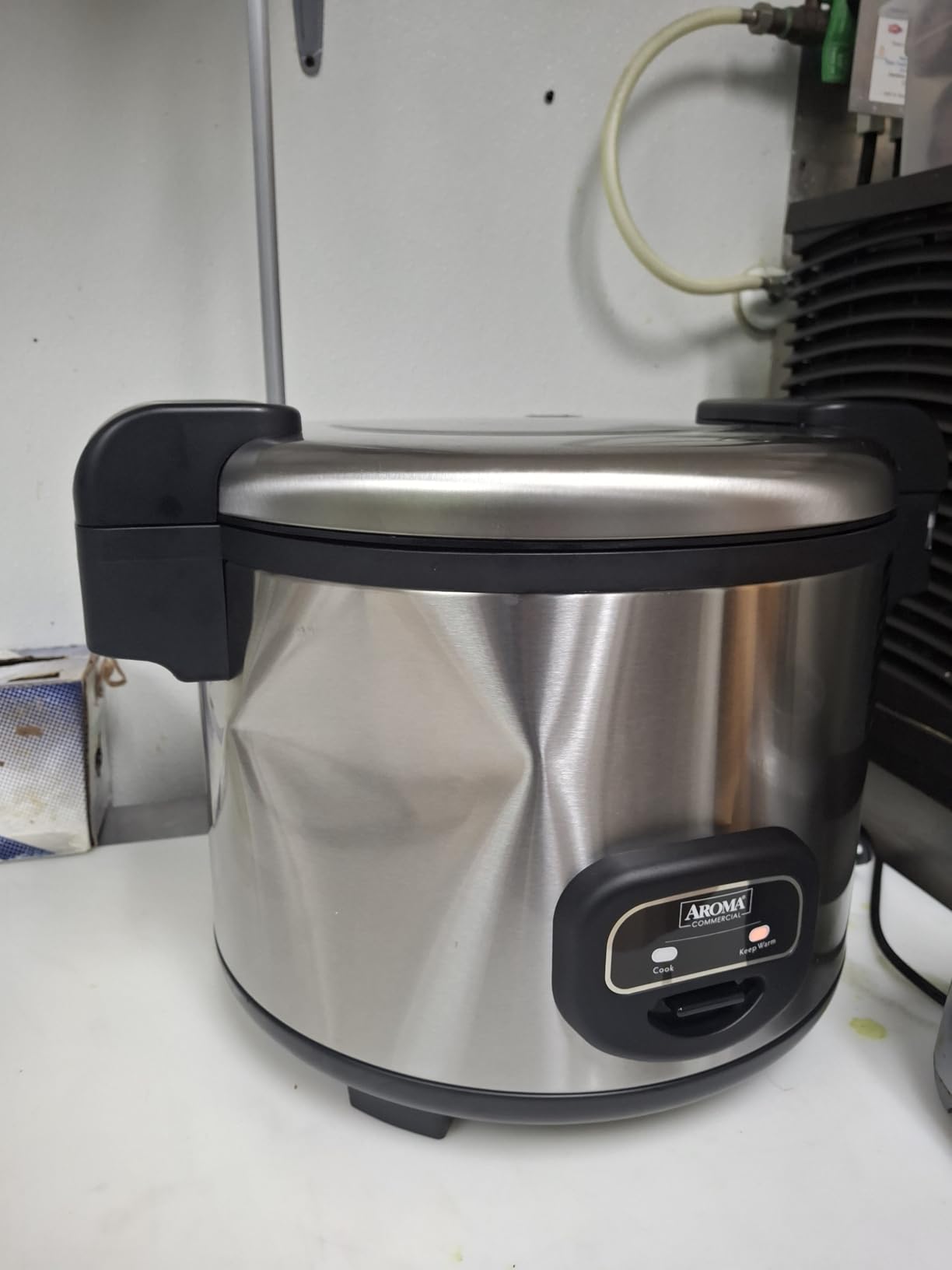 AROMA Commercial Rice Cooker for Restaurant (64 Cups Cooked) and Automatic Commercial Rice Warmer with Bonded Granite Pot customer photo 2