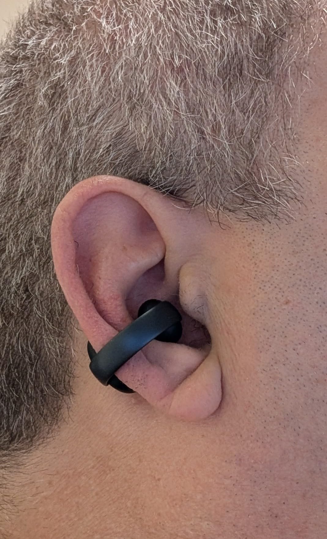 Soundcore AeroClip by Anker Open Ear Earbuds, Clip On Earbuds, Open Ring | Ultra-Comfort for Running Workout, Stable, Power Bass, Hi-Res, 32H Playtime, Bluetooth 5.4, IP55 Water-Resistant, Clear Calls customer photo 1