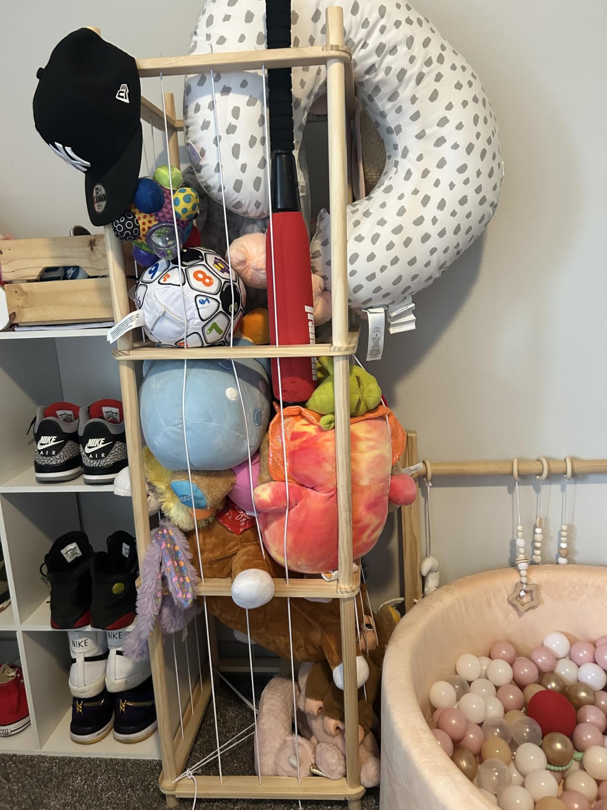 Woodure Stuffed Animal Storage & Organizer, Wooden Cute Zoo customer photo 1