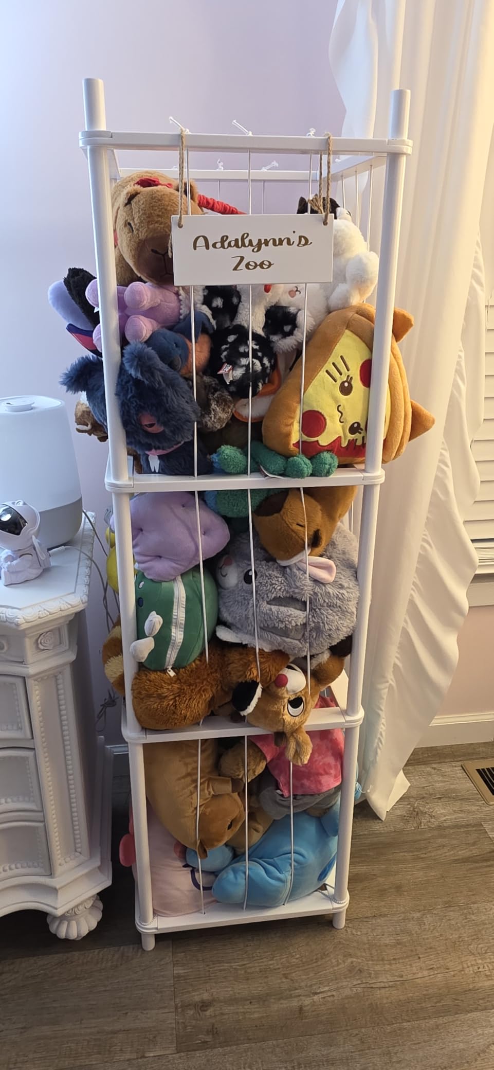 Woodure Stuffed Animal Storage & Organizer, Wooden Cute Zoo customer photo 2