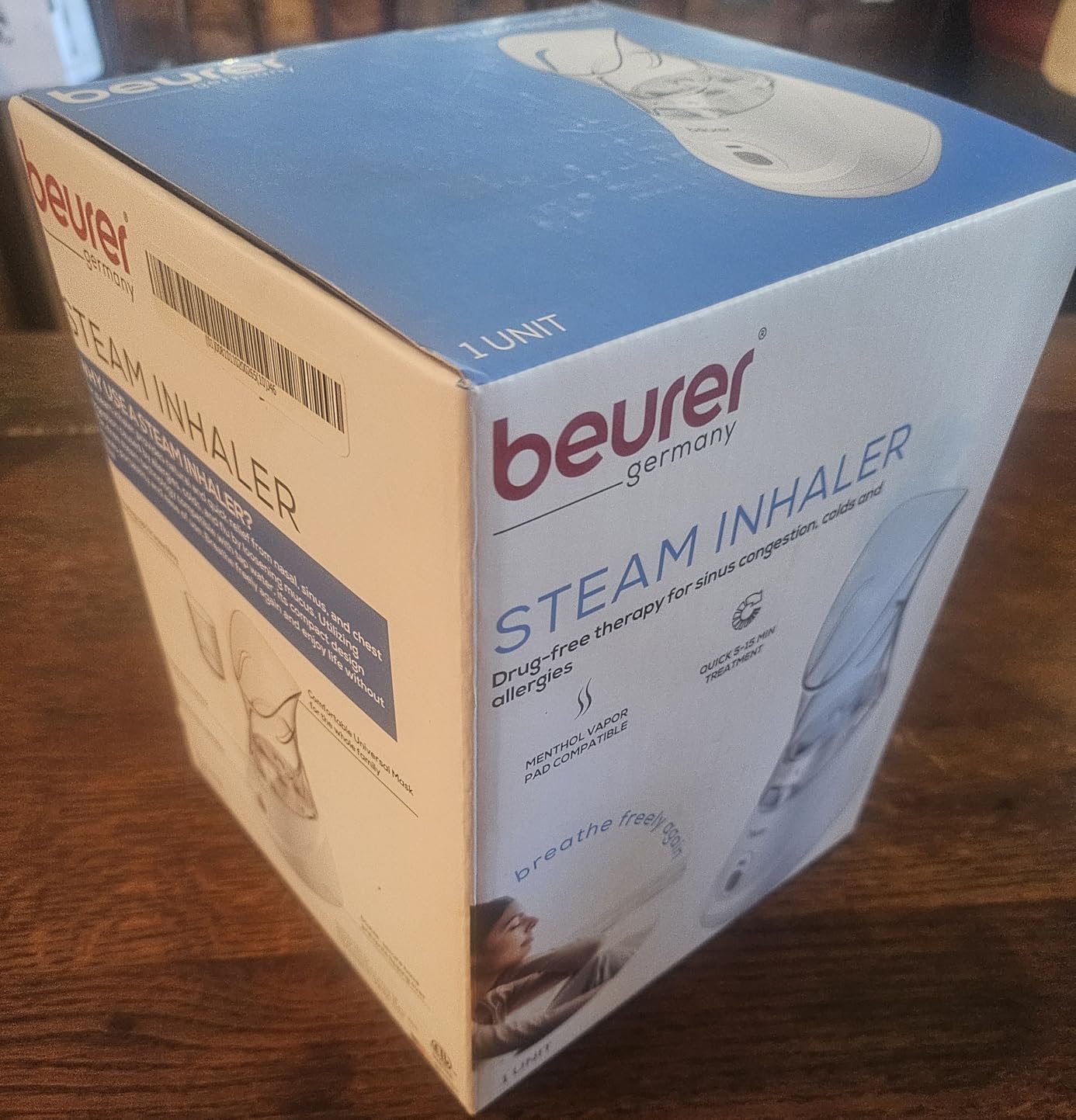 Beurer SI31 Steam Inhaler for Drug-Free Cough & Cold Sinus Relief, Naturally Soothes Nasal & Throat Passages, with Universal Mask & Variable Steam Control, FSA/HSA Eligible customer photo 1