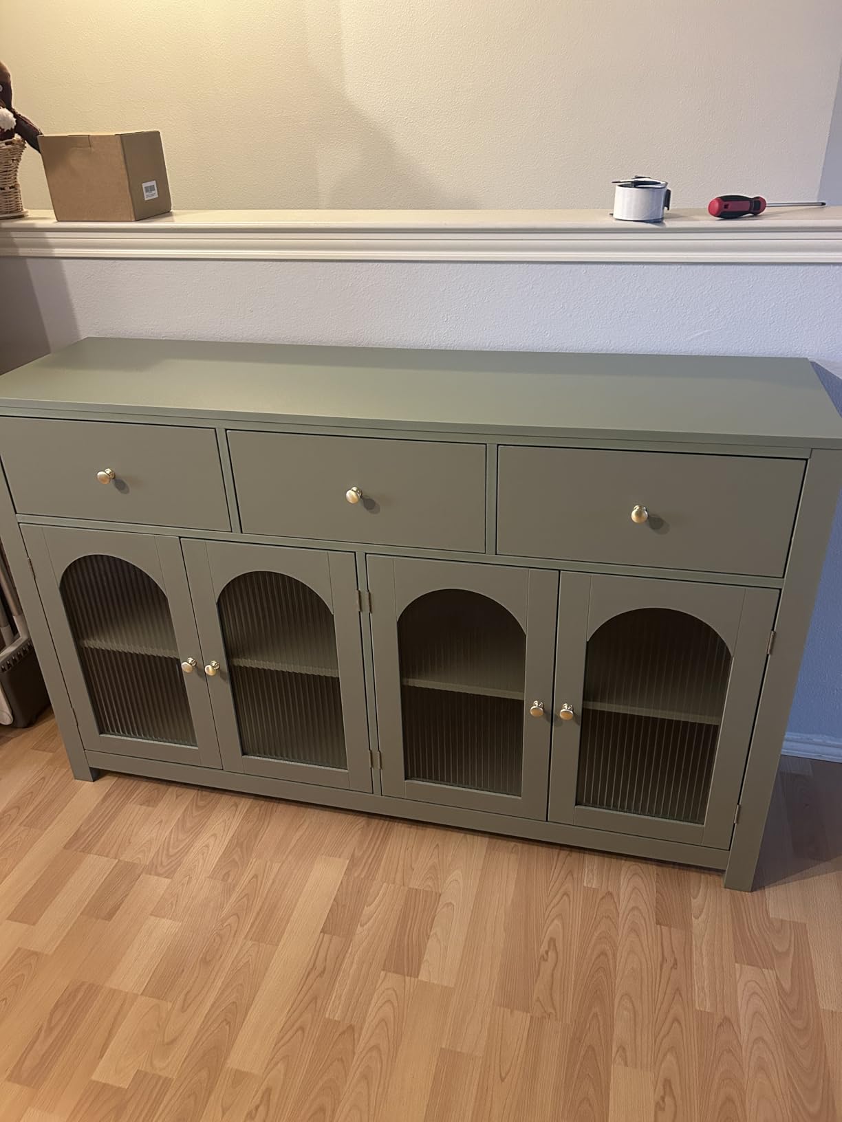 FINETONES Buffet Cabinet with Storage, 55.1