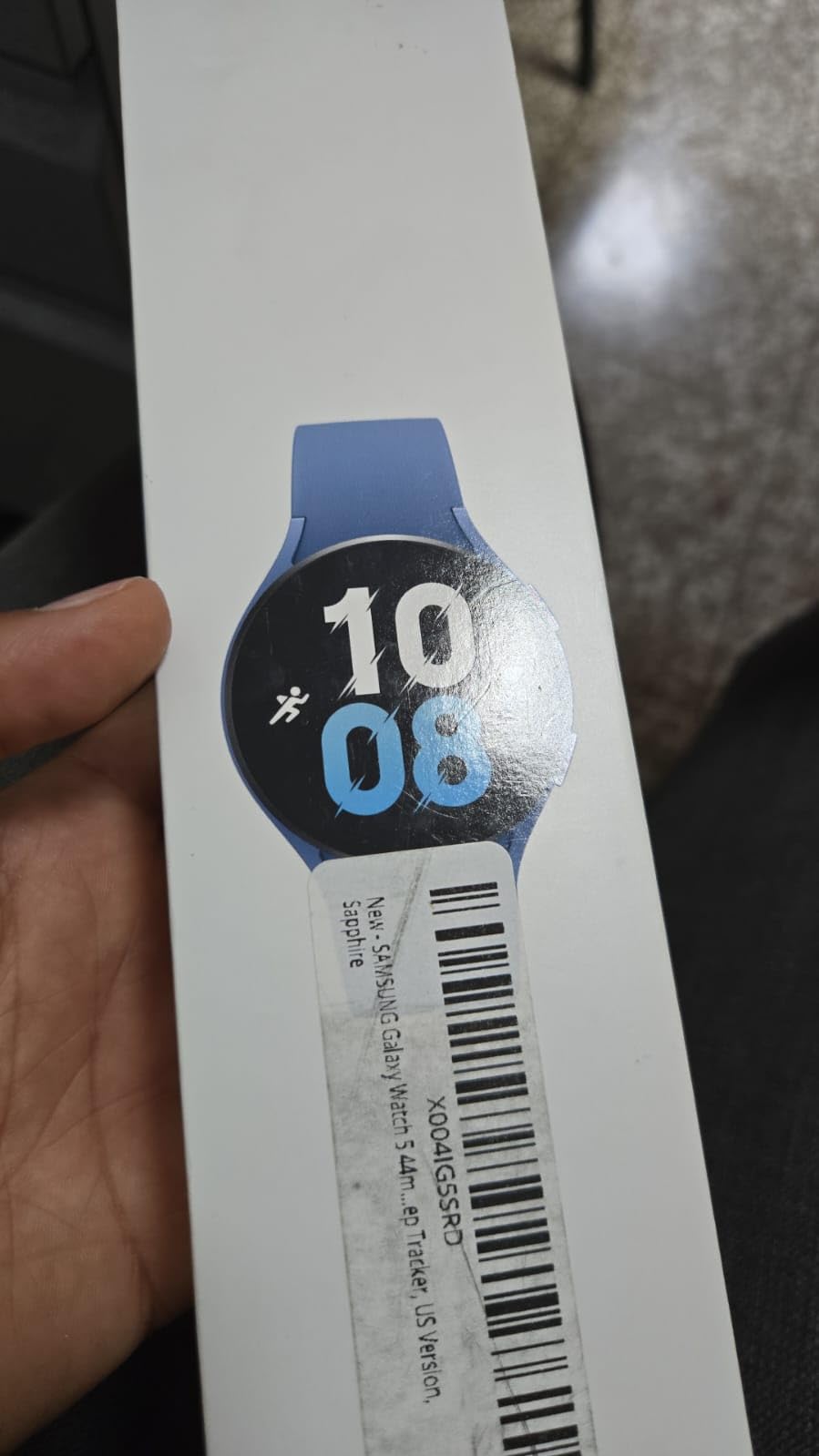 SAMSUNG Galaxy Watch 5 44mm LTE Smartwatch, Sapphire Crystal Glass, Enhanced GPS, Body, Health, Fitness, Sleep Tracker, US Version, Sapphire customer photo 1