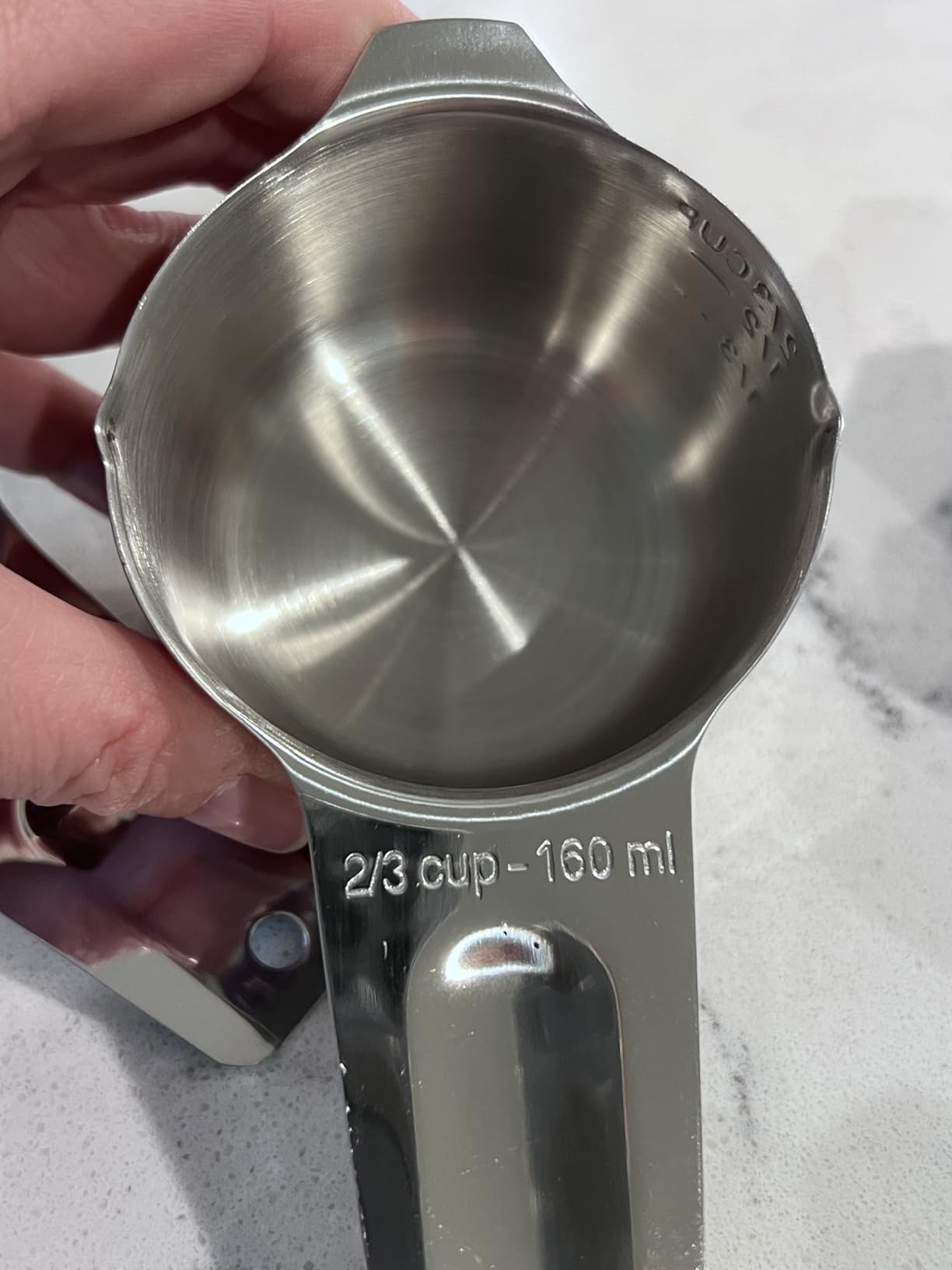 Color Up Measuring Cup Set, 8 Piece - Includes 2 Cup, Copper Finish, Stainless Steel, Accurate for Wet & Dry Ingredients, Embossed Markings, Easy-Pour Spouts, Dishwasher-Safe, Kitchen Essential customer photo 1