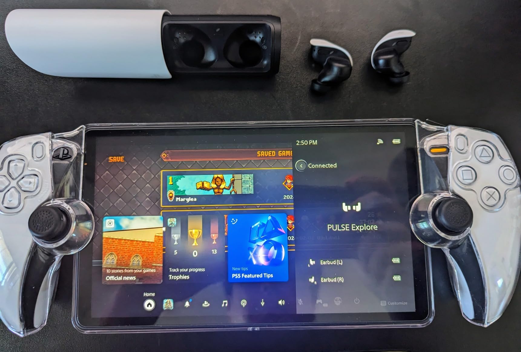 PlayStation Pulse Explore Wireless Earbuds - Midnight Black customer photo 2
