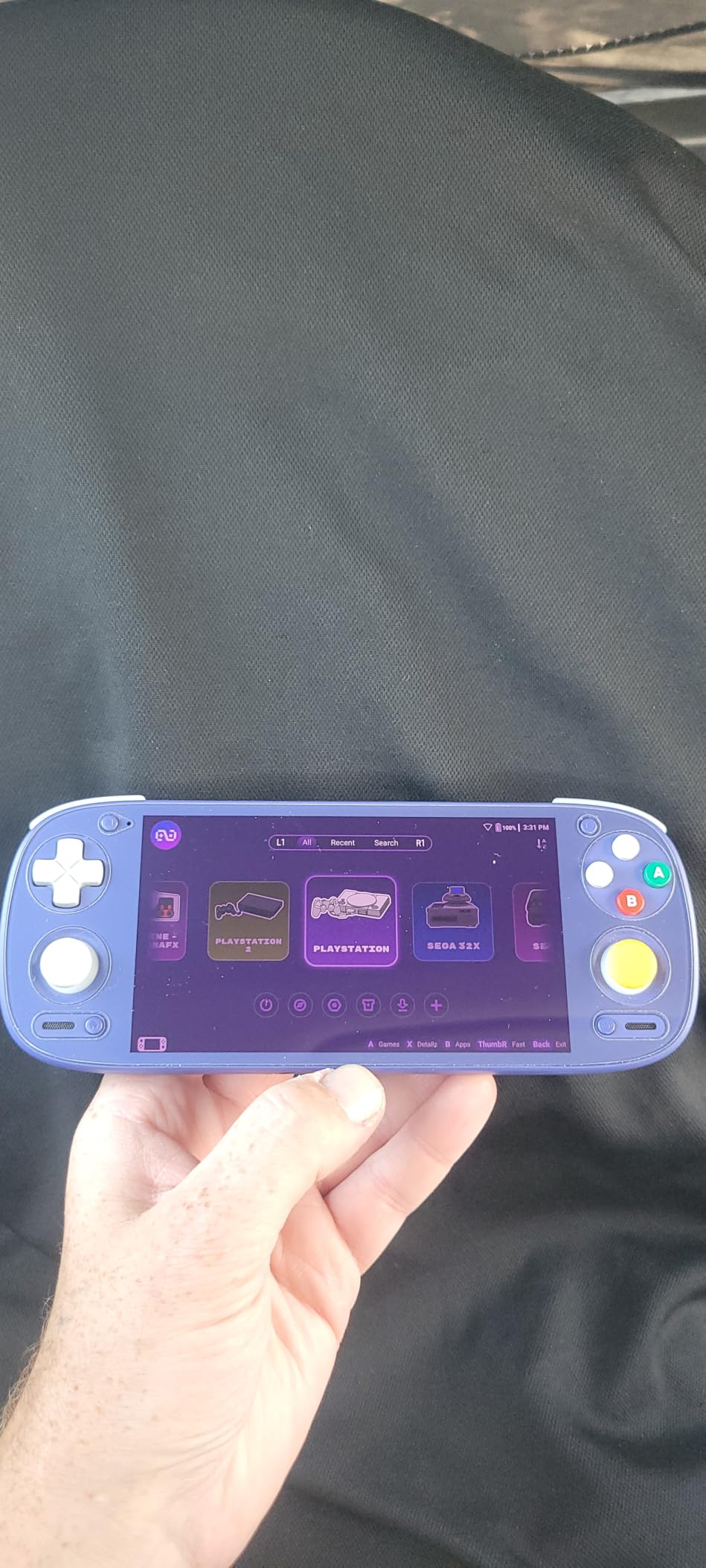 Retroid Pocket 5 Retro Handheld Game Console, 8+128G, 5.5-inch touchscreen 1080p Portable Android Gaming Handheld with Adreno 650 GPU & WiFi 6/BT5.1, Snapdragon 865 Processor, Android 13 (GC) customer photo 2