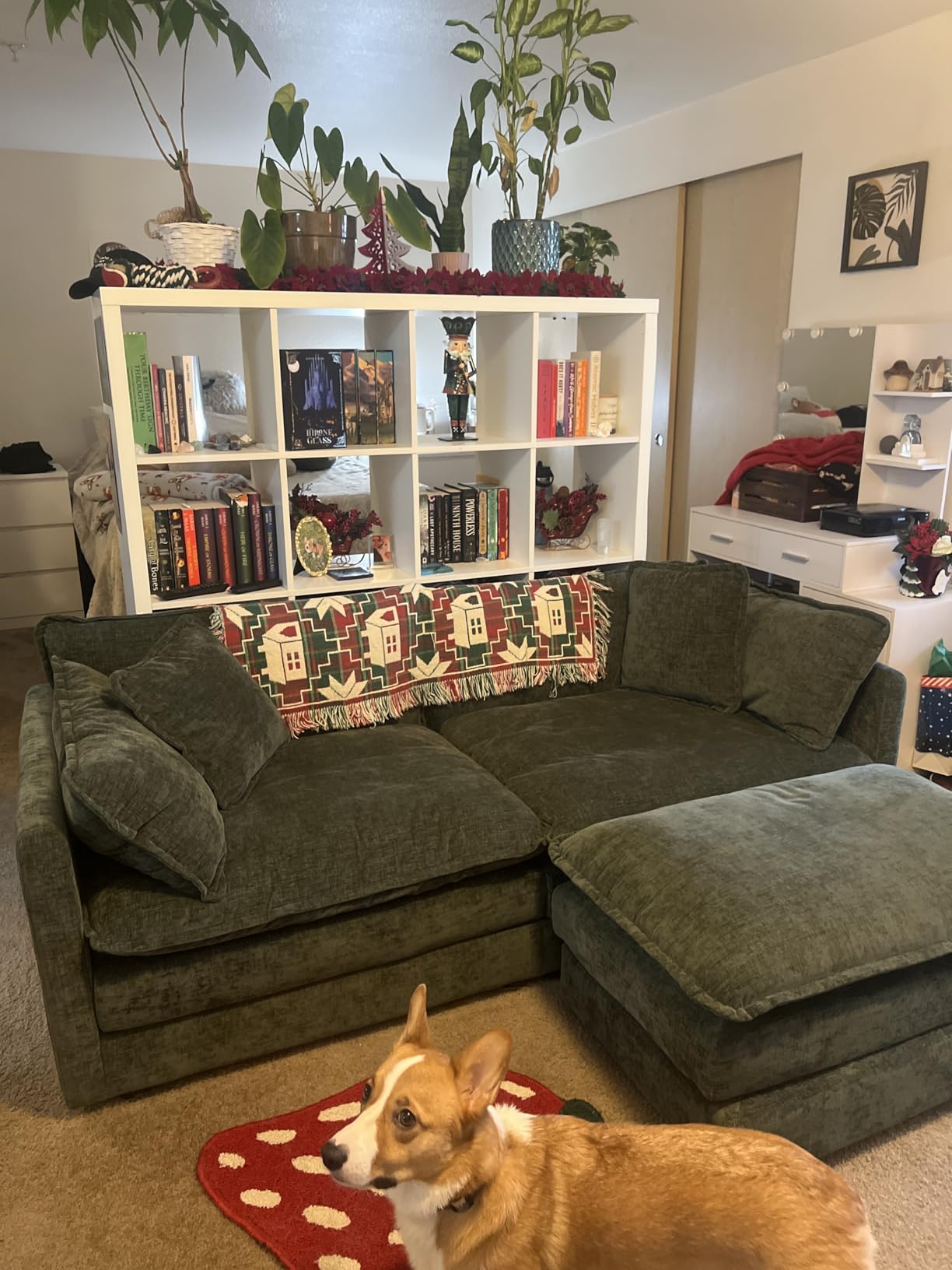 GNIXUU Cloud Couch Oversized Modular Sectional Sofa for Living Room, Modern Chenille 7 Seater Corner Sofa with Deep Seat, Large U-Shaped Couch Set for Spacious Space Apartment, Camel customer photo 2