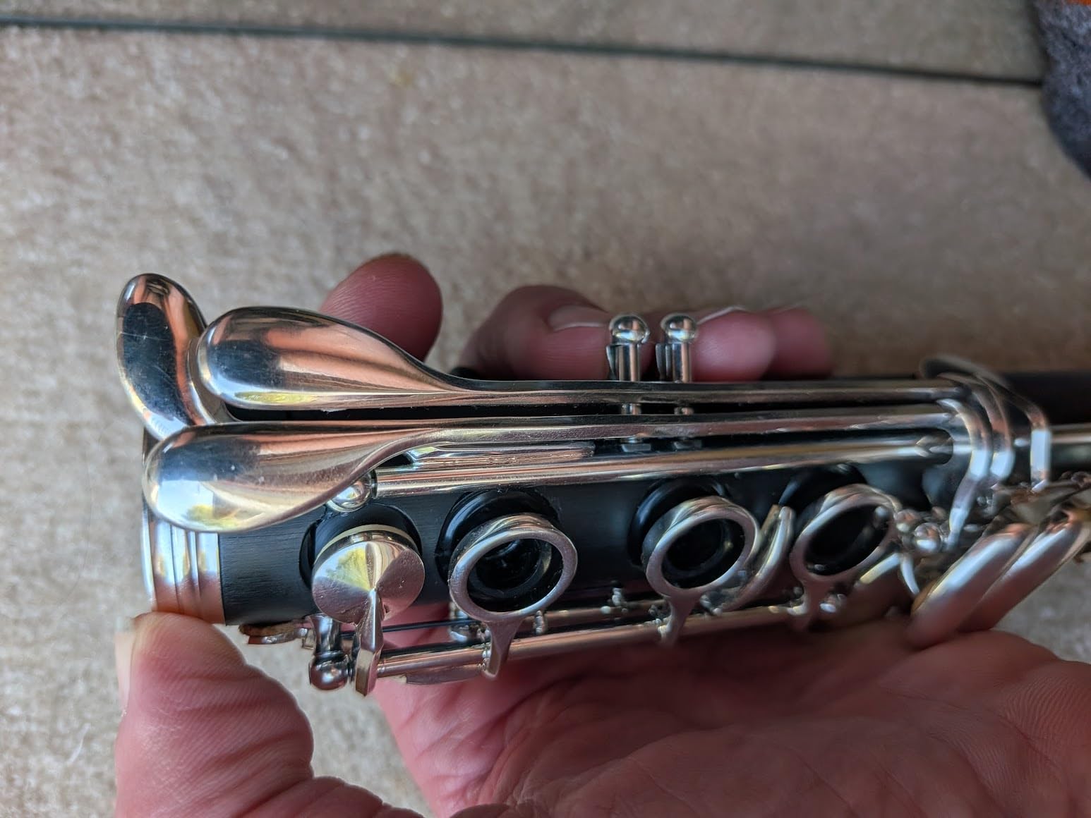 Herche Clarinet Bb Superior X5 Intermediate | Upgraded, Educator Approved, ABS Resin, Silver-Plated Nickel-Silver Keys, Free Service Plan customer photo 2