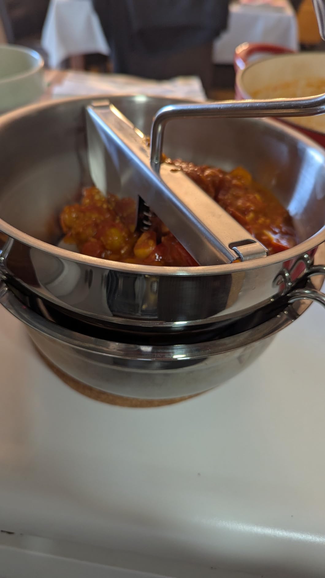 Hungry Artisan 4-Disc Food Mill for Jams, Purees & Silky Sauce | Stainless steel, ergonomic rotary crank; also for tomato sauce, canning, applesauce, baby food & mashed potatoes customer photo 2