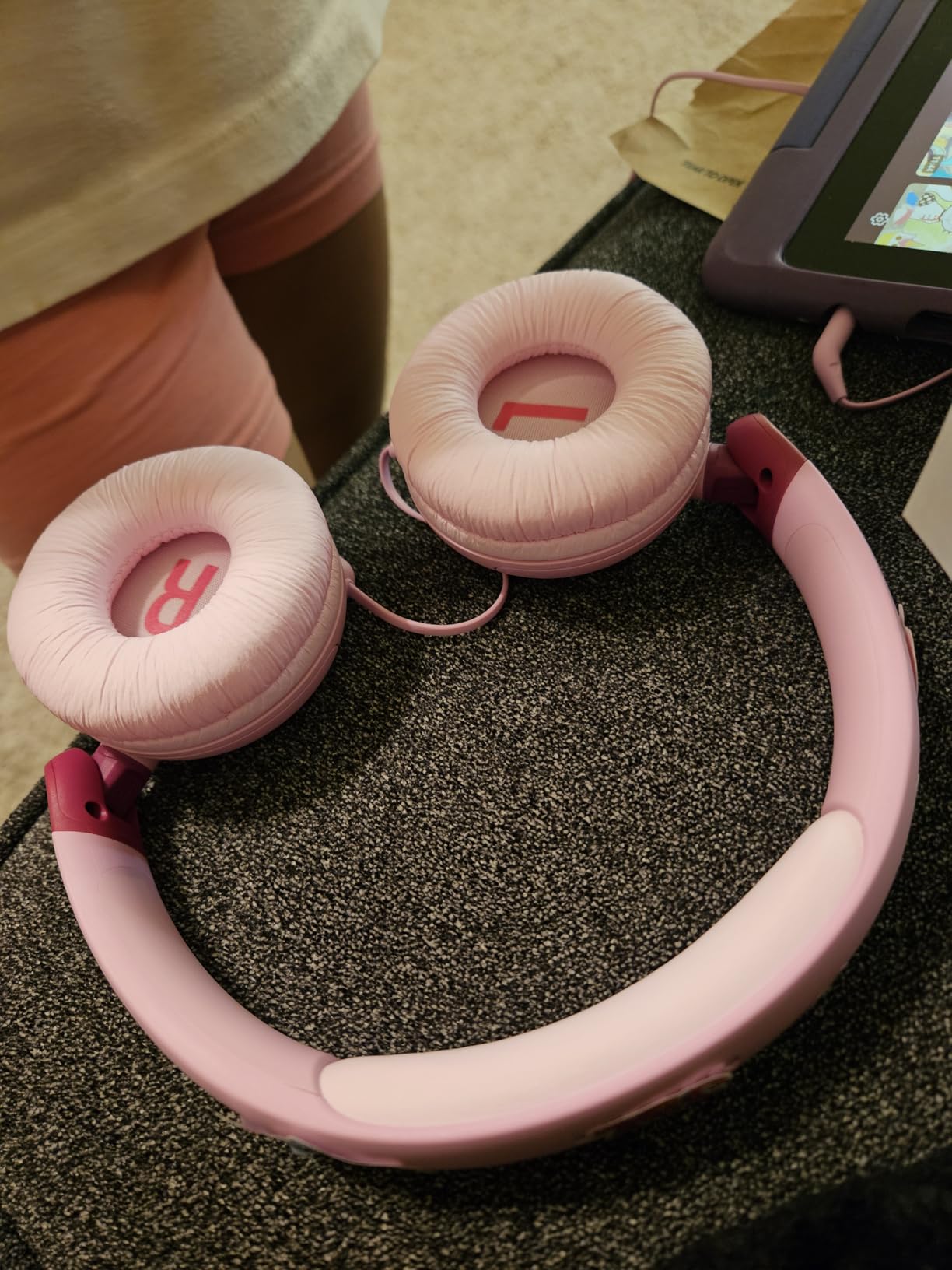 JBL Junior 320 Kids Headphones, Wired, Volume-Limited - Purple | Designed For School And Travel With Built-In Mic, Foldable Design, 3.5Mm Jack, Comfortable Fit And Customizable Stickers customer photo 2