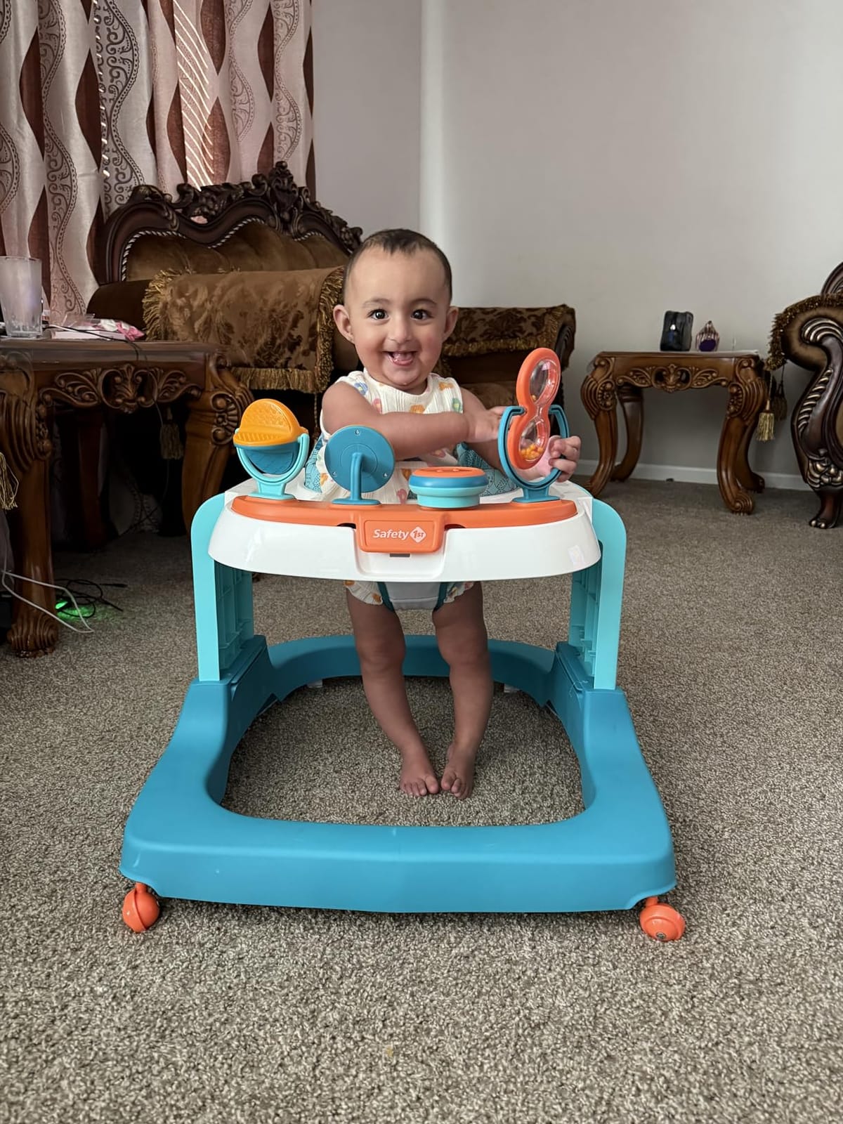 Safety 1st Ready, Set, Walk! DX Developmental Walker, Nantucket 2 customer photo 1