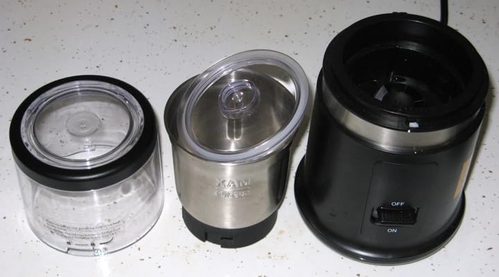 SHARDOR One Touch Coffee Grinder Electric, Spice, Herb, For Coffee Bean Spices and Seeds with 1 Removable Stainless Steel Bowl, Dry Grinder, Black customer photo 2