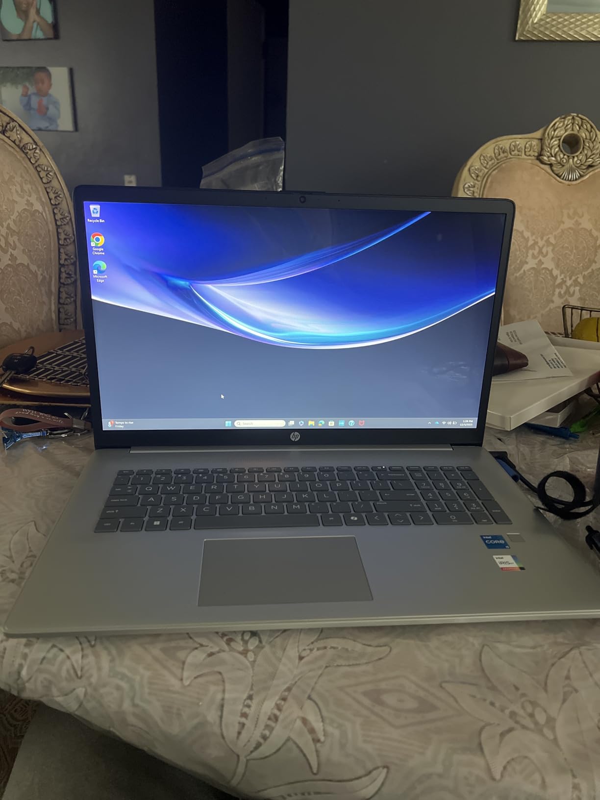 HP 17.3 inch Laptop, FHD Display, Intel Core i5-1334U, 16GB RAM, 512GB SSD, Intel Iris Xe Graphics, Windows 11 Home, Natural Silver customer photo 2