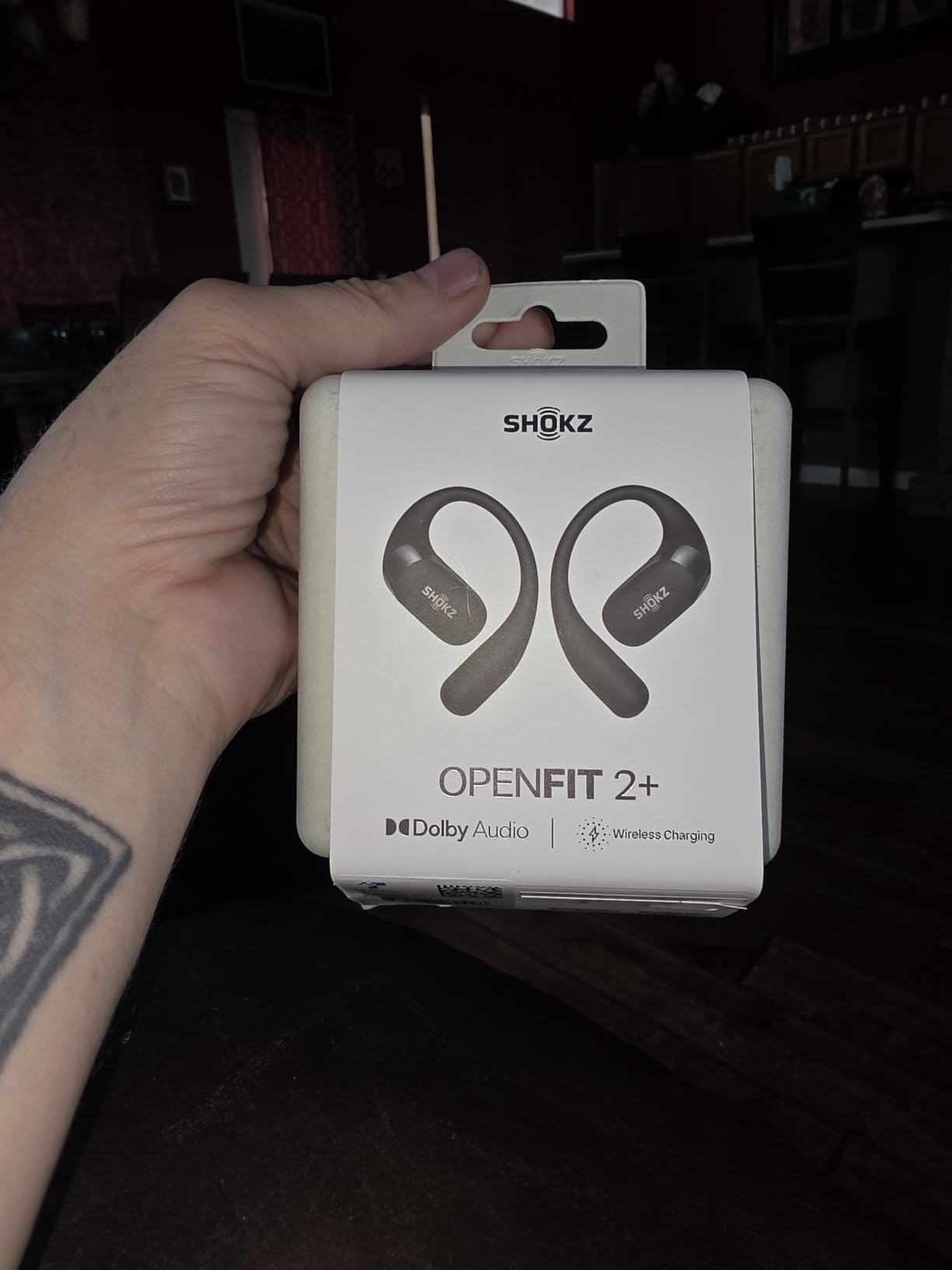 SHOKZ OpenFit 2+ Open-Ear Earbuds, Black, Dolby Audio, Wireless Charging | Dynamic Sound; Secure Fit and Soft Comfort; 48H Playtime with fast charging; IP55 Water-Resistant; Gym/Outdoor/Home Leisure customer photo 2