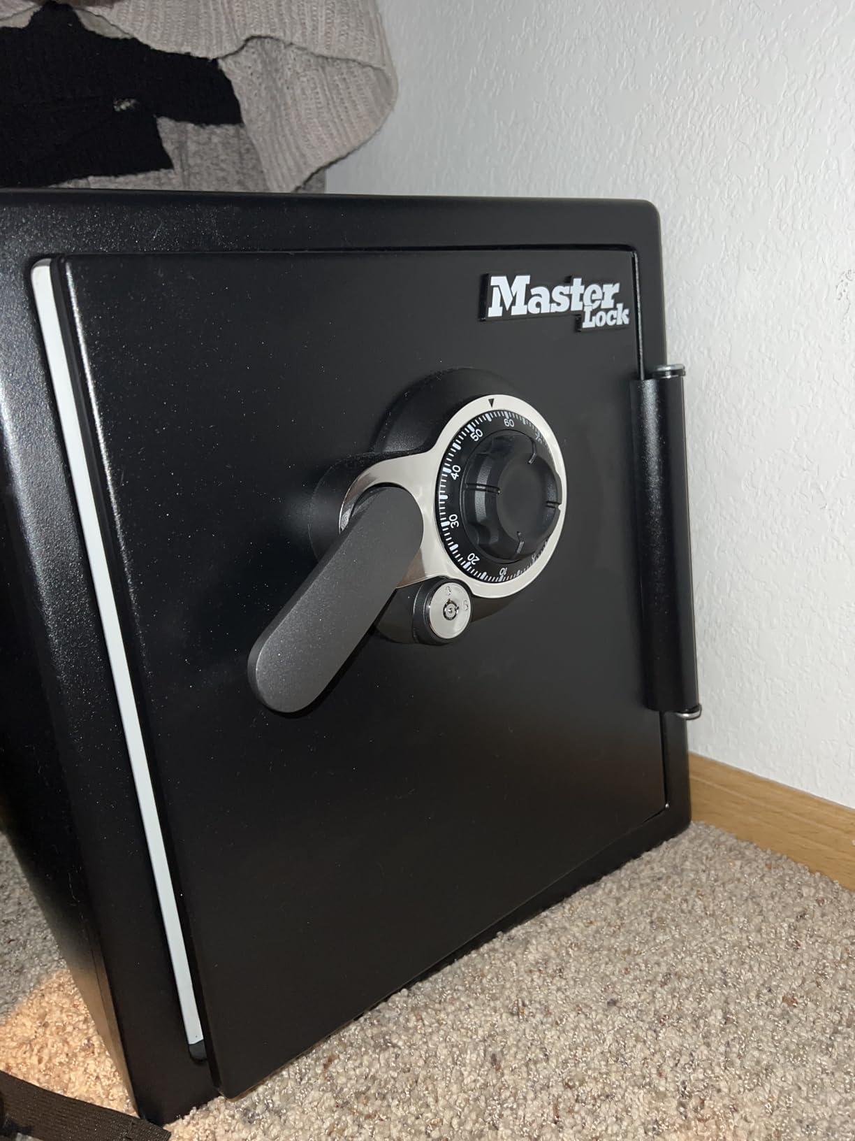 Master Lock Black Steel Fireproof and Waterproof Safe with Digital Keypad, 2.0 cu-ft, STW205GYC | Large Capacity Steel Safe With Fire and Water Resistant Protection, Six 1-inch Door Bolts For Maximum Home Office Security customer photo 2