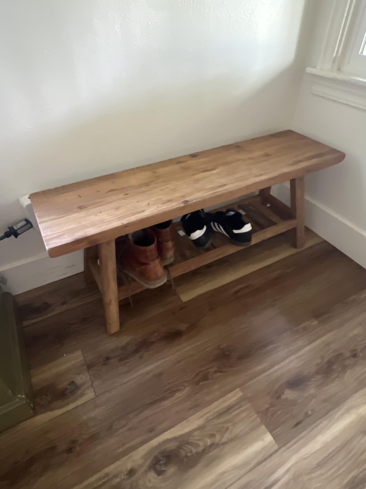 HOKYHOKY Reclaimed Solid Wood Bench-43.3