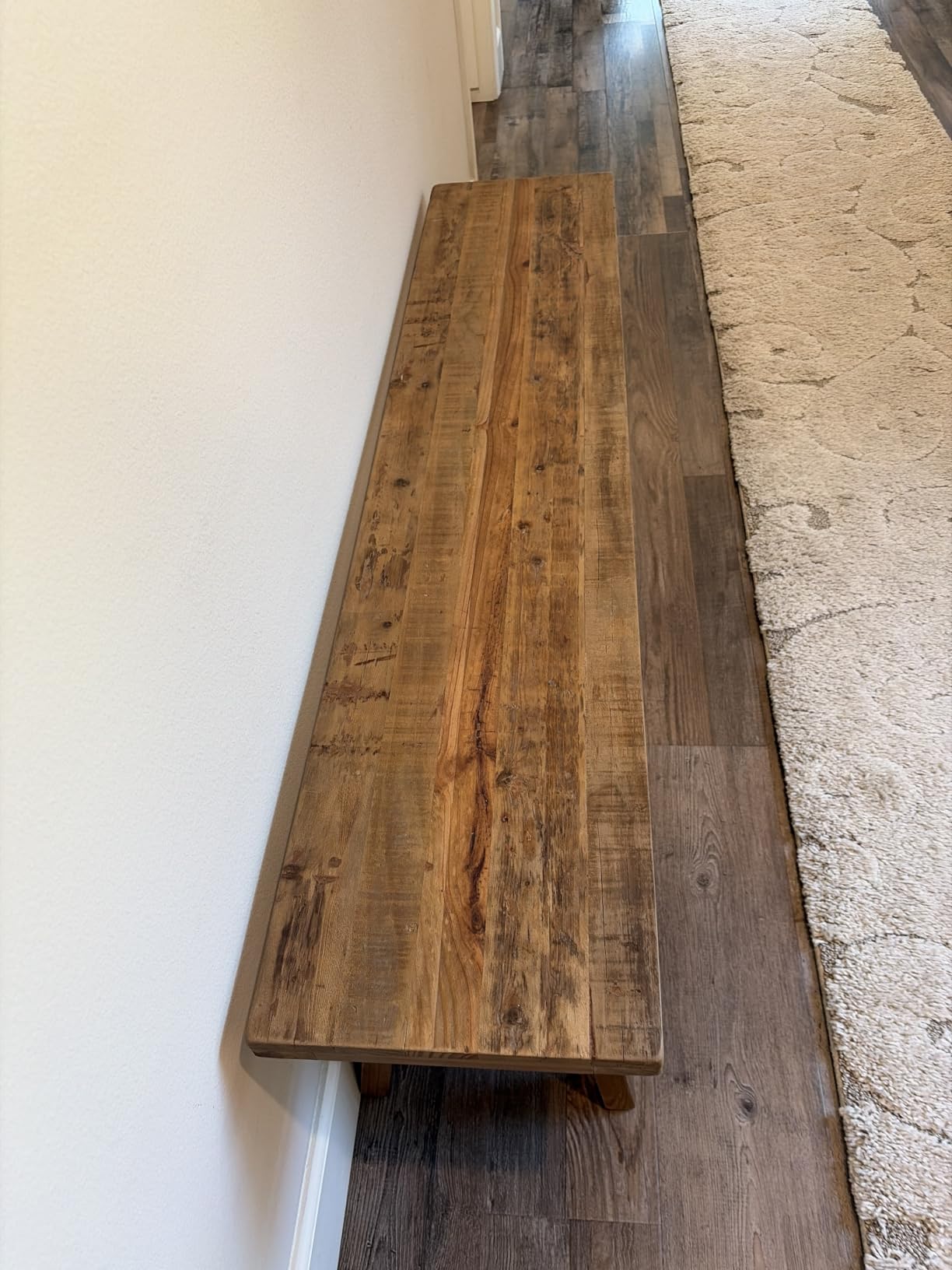 HOKYHOKY Reclaimed Solid Wood Bench-43.3
