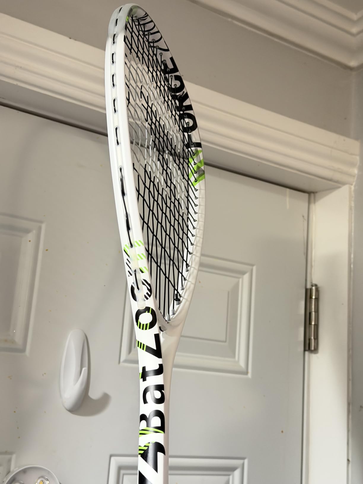 BatZoom Squash Racket for Beginners - Heavy Duty Training Squash Racquet for Adults, Pre-Strung with Comfortable Grip & Shock Absorption - Includes Carrying Bag customer photo 1