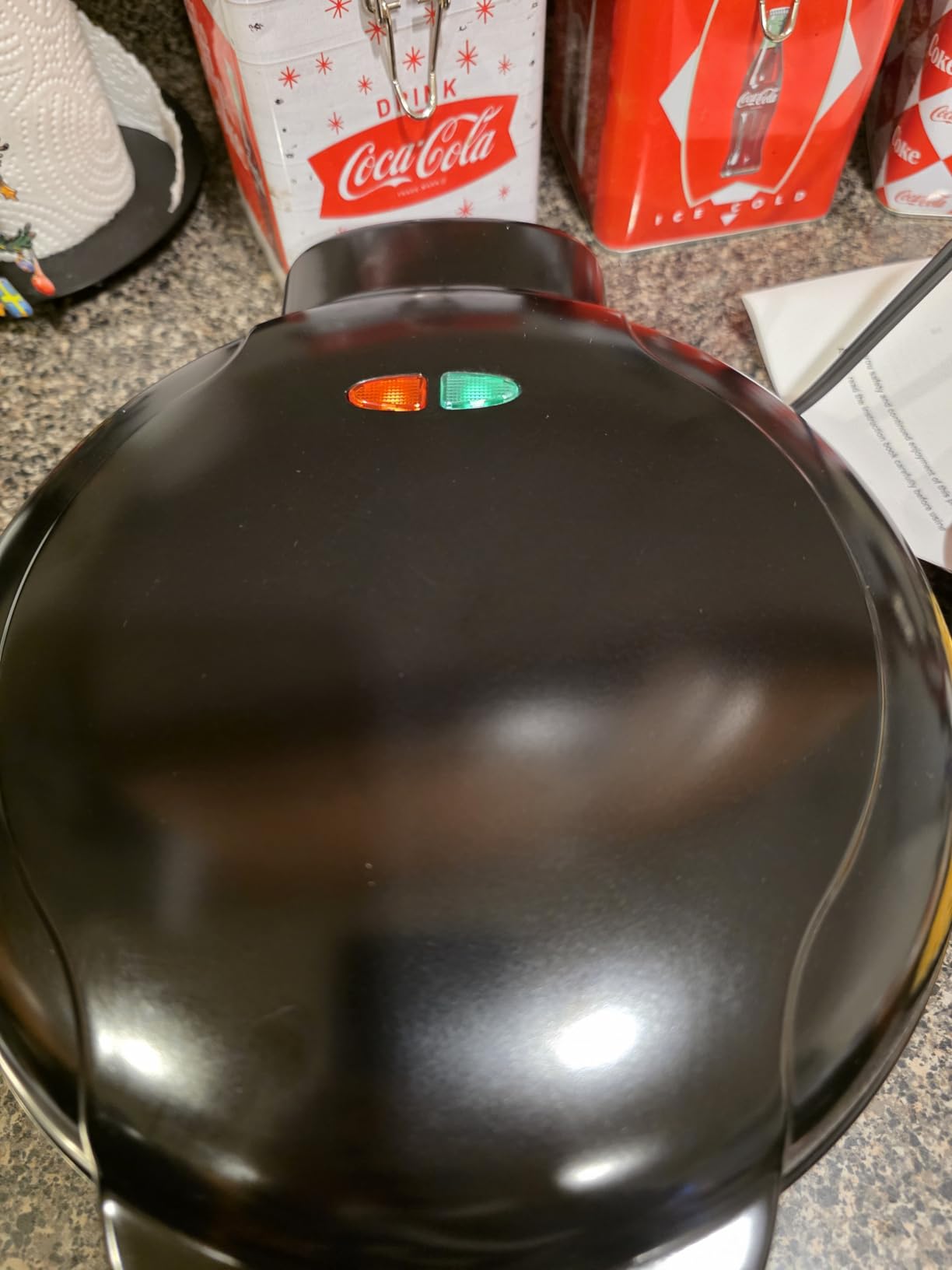 Electric 9.5'' Quesadilla Maker Non-Stick, 6-Wedge Tortilla Cooker, Black customer photo 1