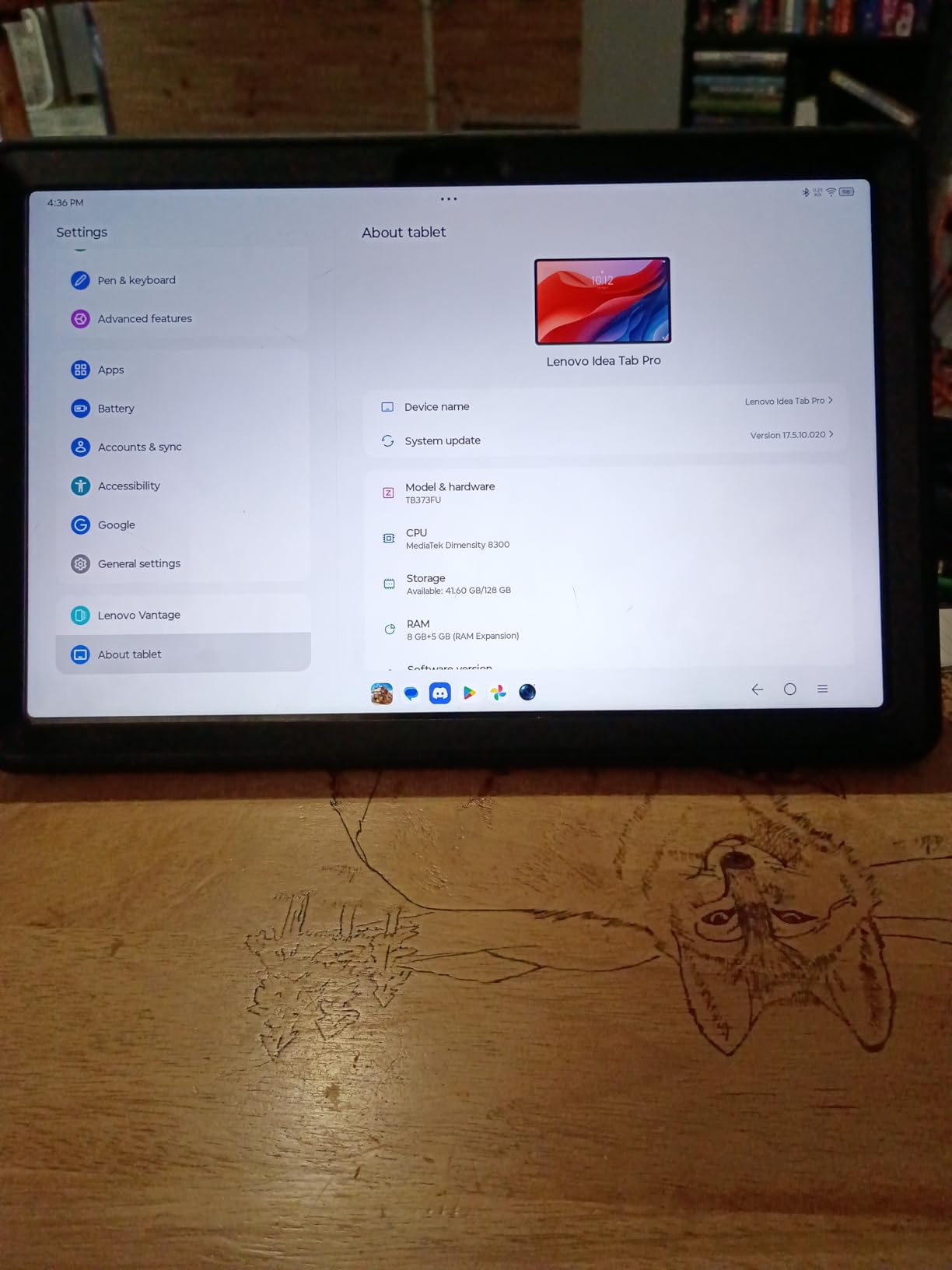 Lenovo Idea Tab Pro with Google Gemini - Student Tablet - 12.7