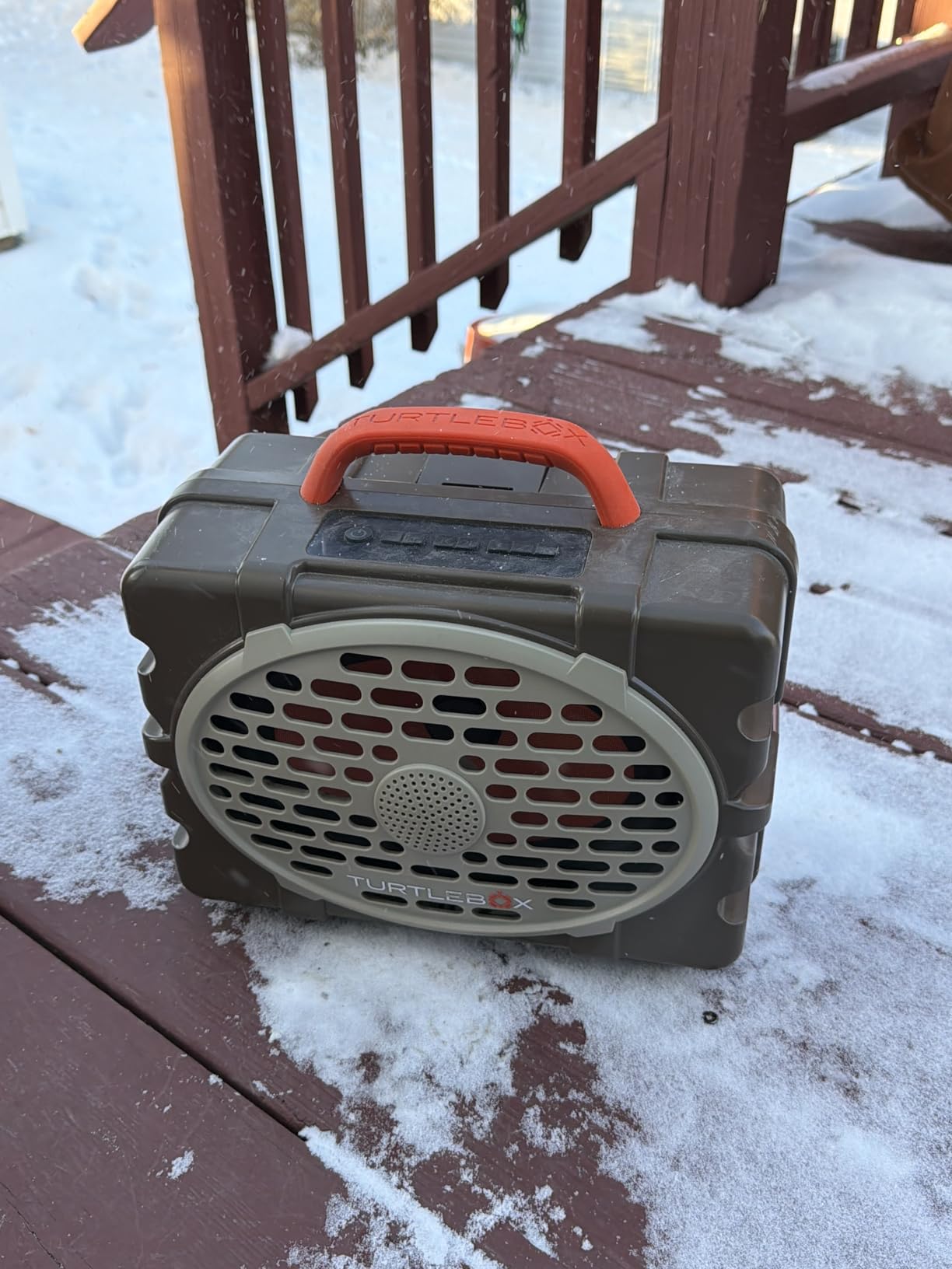 Turtlebox Original Gen 3 Outdoor Bluetooth Speaker, Waterproof, Tan | Midsize Flagship, Rugged and Portable, Plays to 120dB, IP-67, 25hr+ Battery Life, Unlimited Pairing for Full Stereo customer photo 1