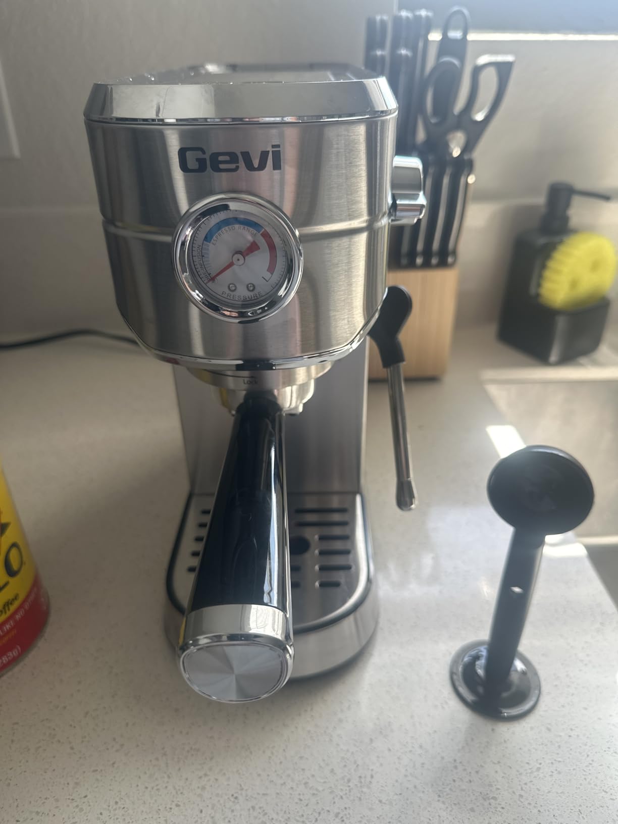 Gevi 20 Bar Compact Espresso Machine for Home, Latte & Cappuccino Coffee Maker, BPA-free, 34oz Water Tank, Built-in Pressure Gauge, Easy to Clean, with Steam Wand customer photo 2
